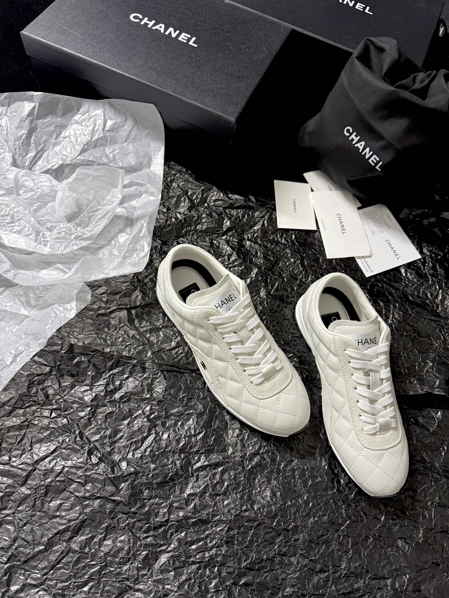 Chanel Quilted Pattern Shoes