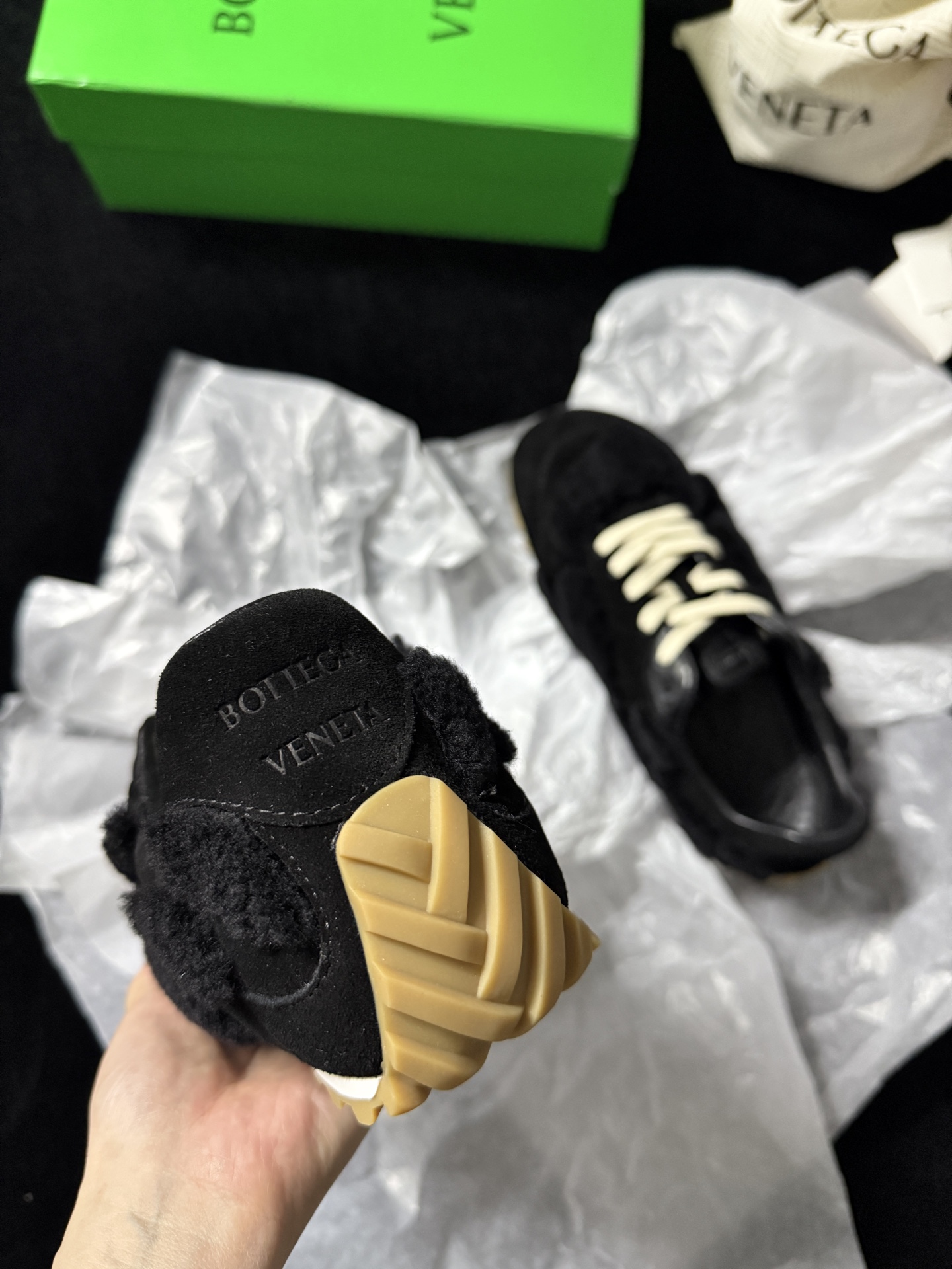 Bottega Veneta Plush Dad Sneakers