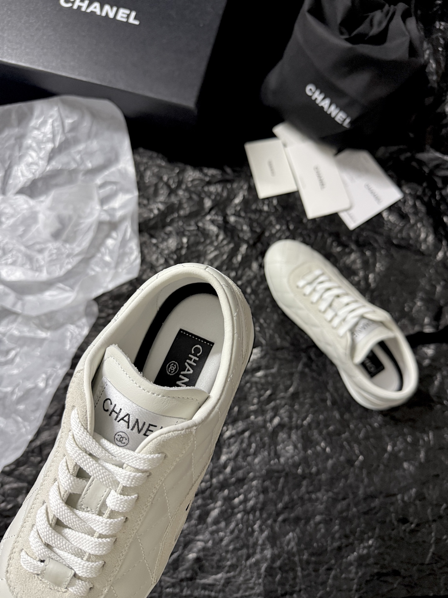 Chanel Quilted Pattern Shoes