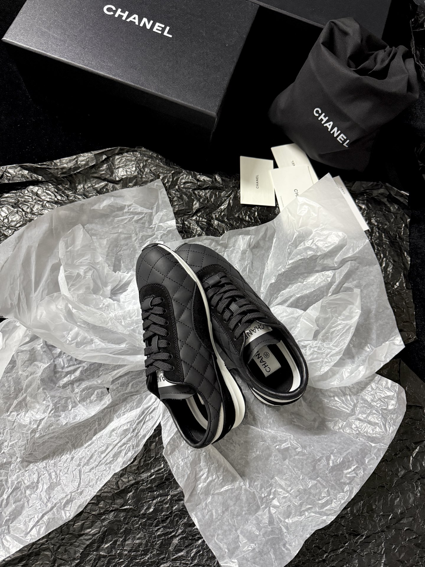 Chanel Quilted Pattern Shoes