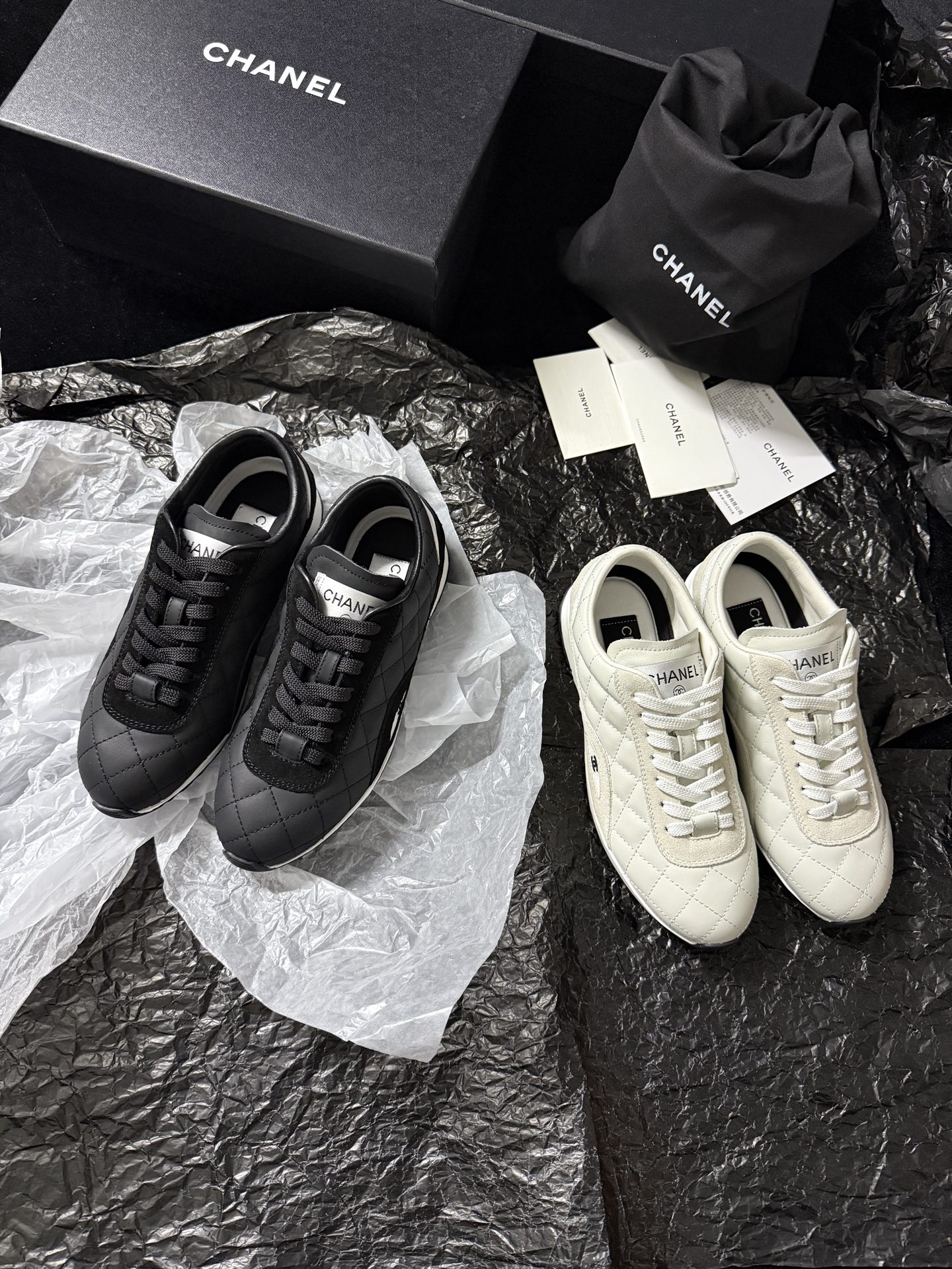 Chanel Quilted Pattern Shoes