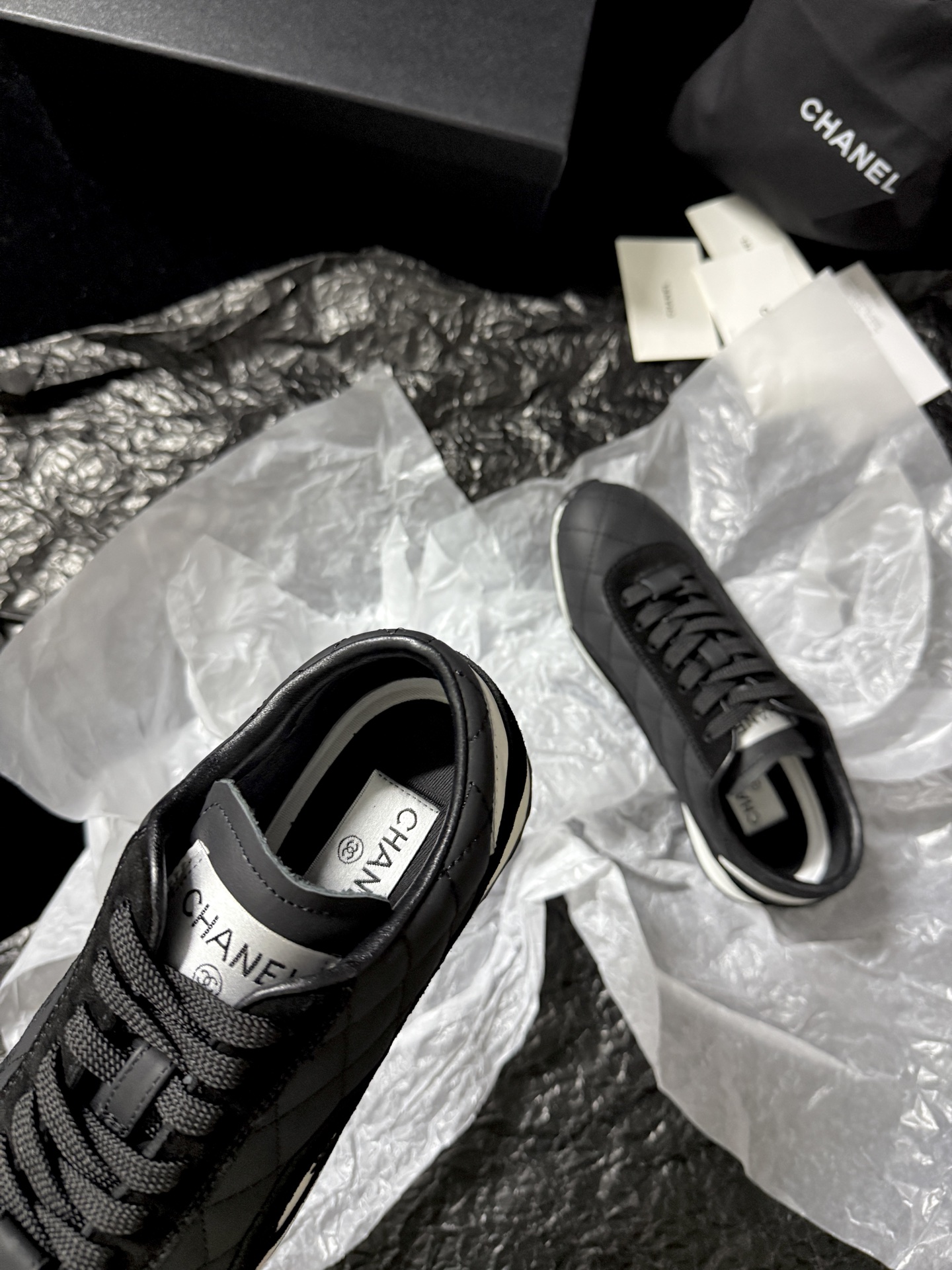 Chanel Quilted Pattern Shoes