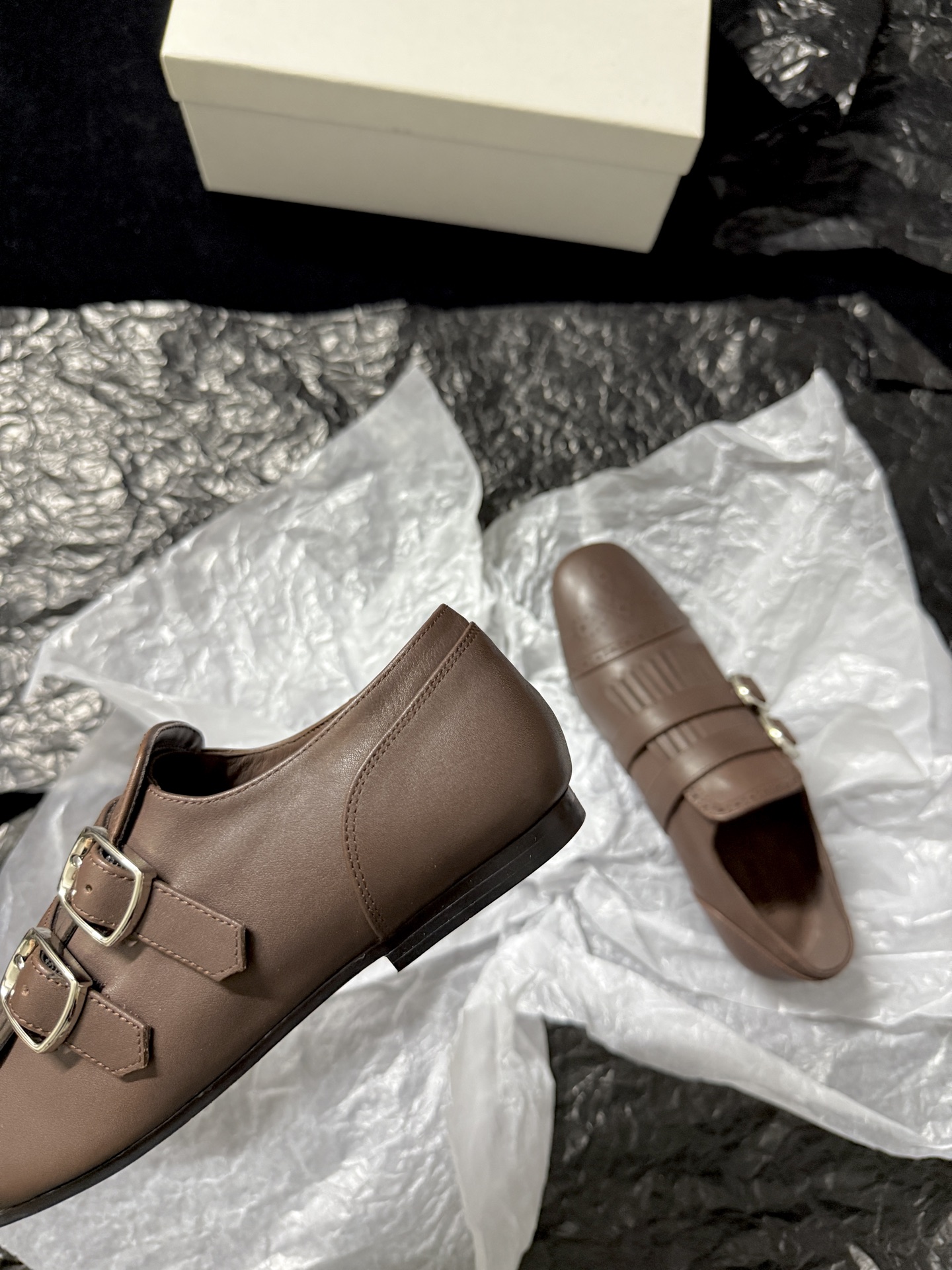 HIDEM 25AW New Arrival: Tassel Double-Buckle Loafer