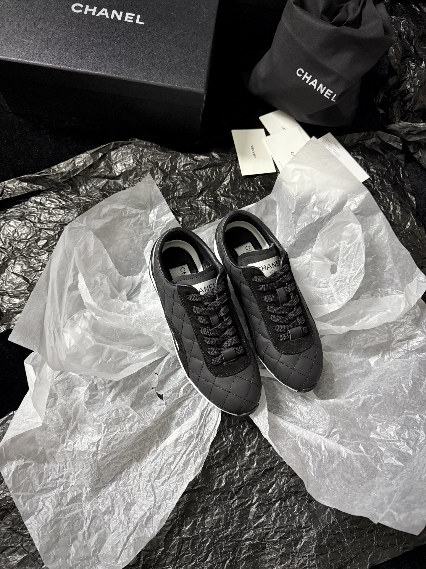 Chanel Quilted Pattern Shoes