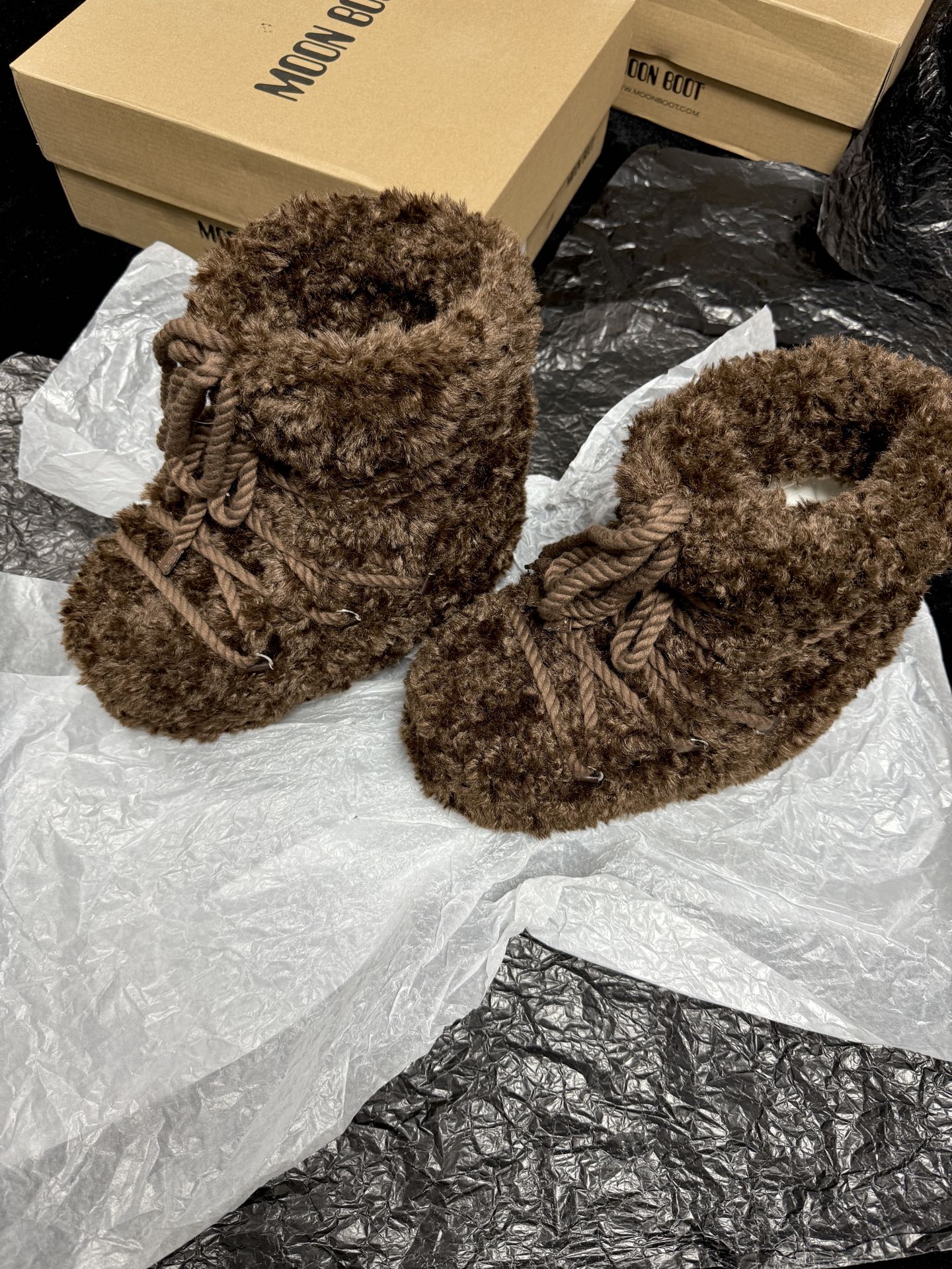 Moon Boot Plush Snow Boots