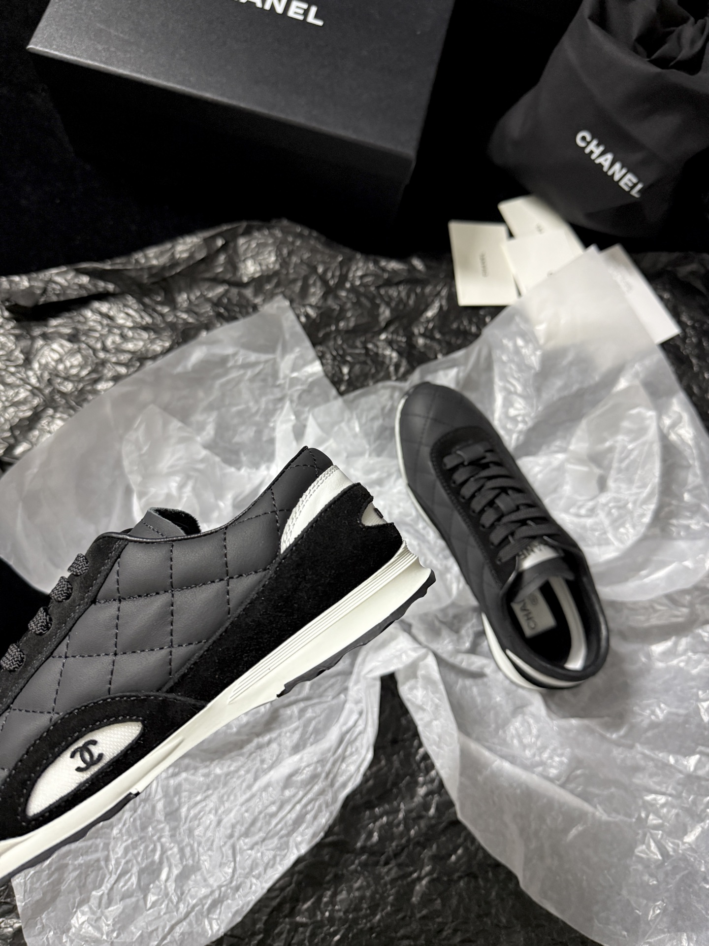 Chanel Quilted Pattern Shoes