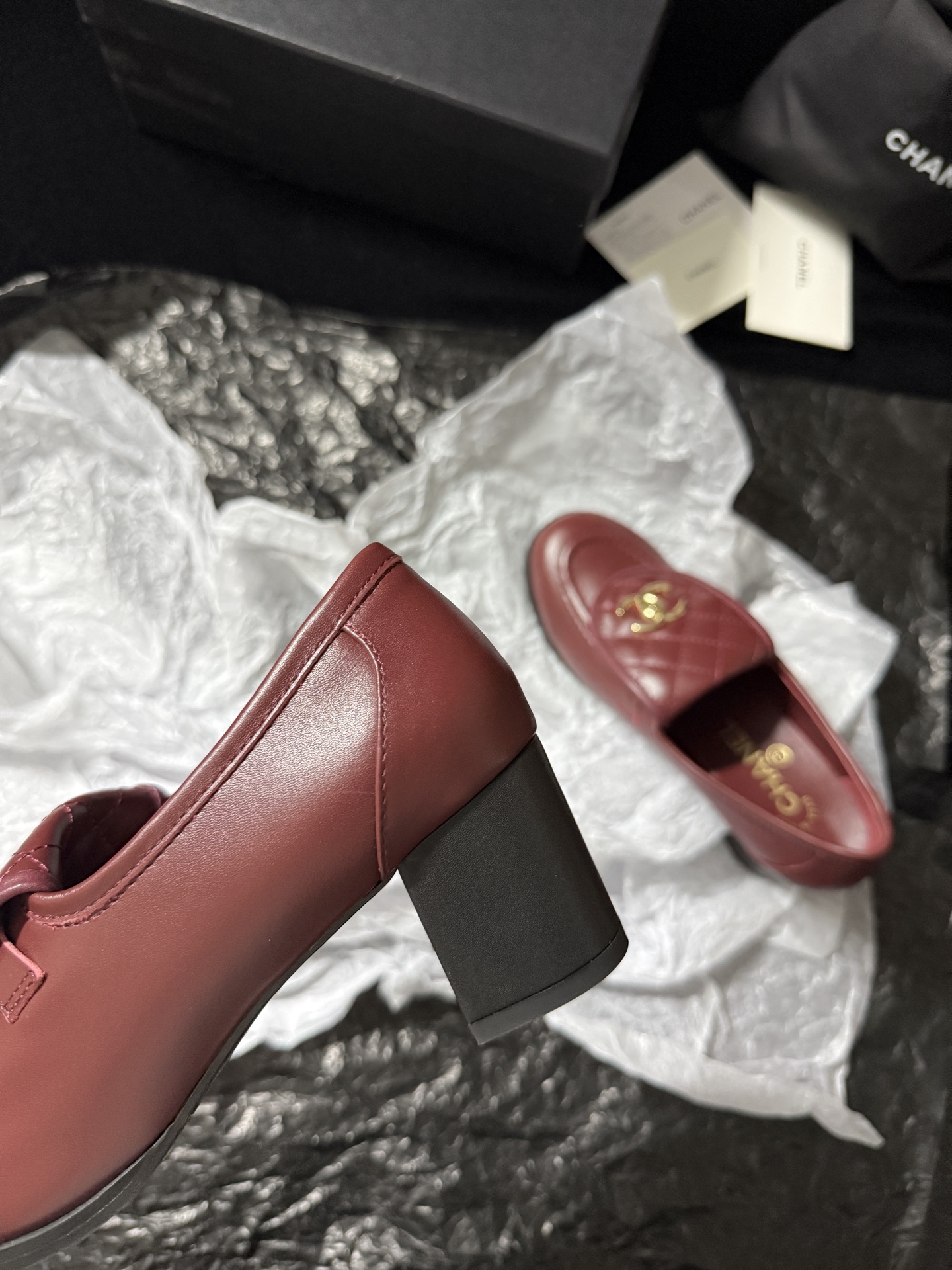 Chanel Quilted Loafers