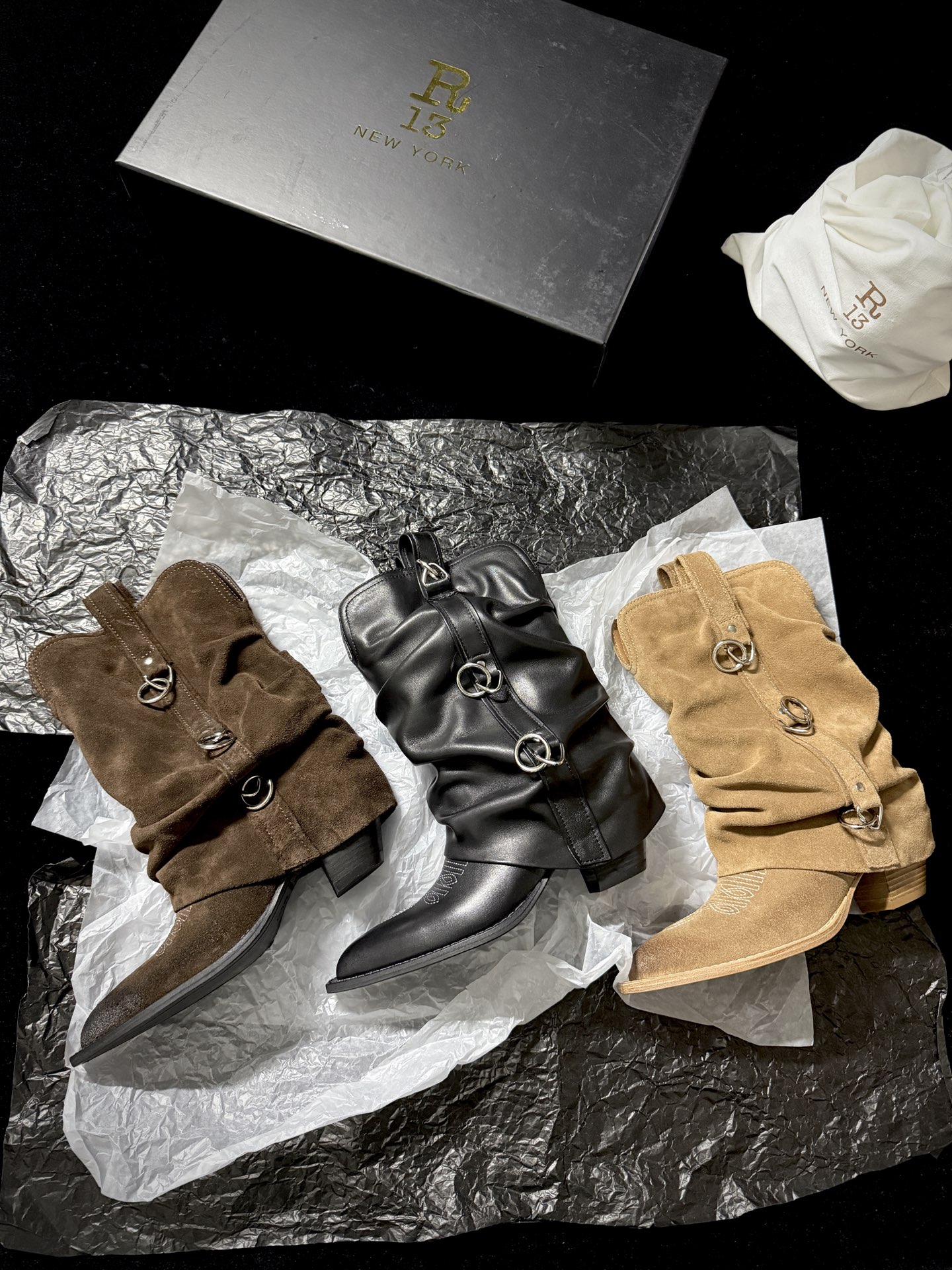 R13 Western Cowboy Boots