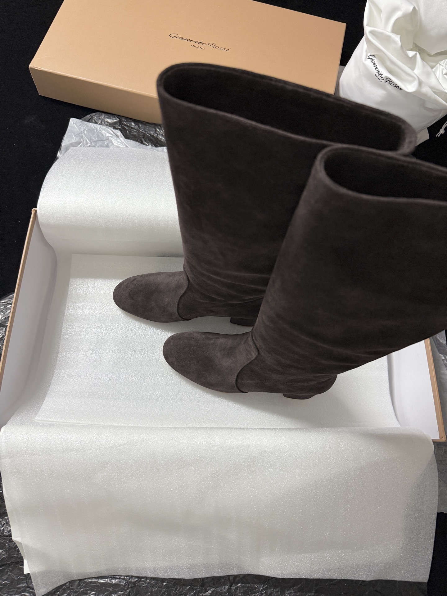 Gianvito Rossi Suede Ankle Boots