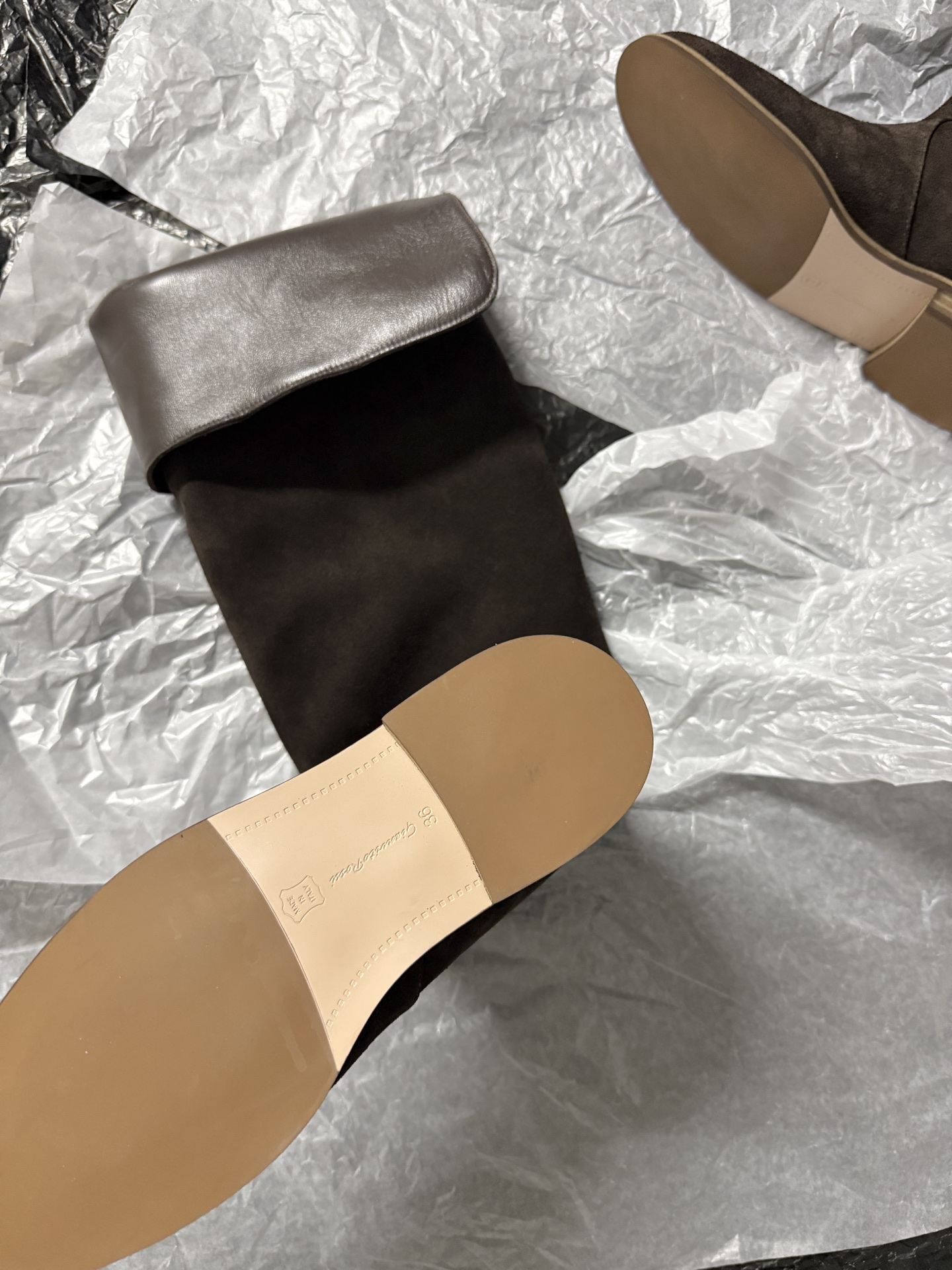 Gianvito Rossi Suede Over-the-Knee Boots