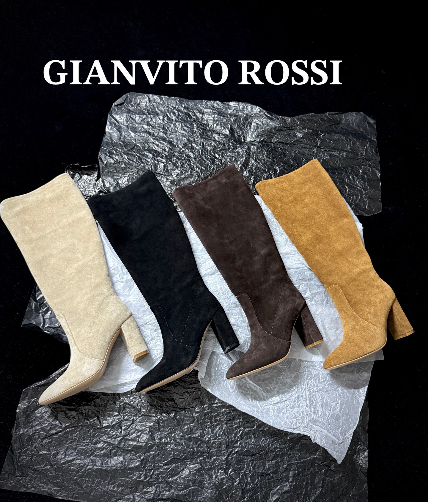 Gianvito Rossi Suede Ankle Boots