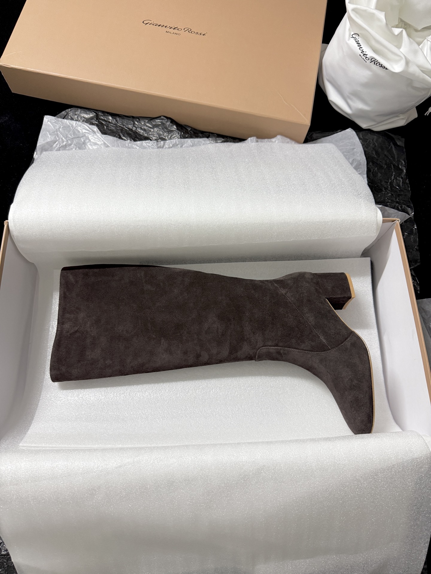 Gianvito Rossi Suede Ankle Boots