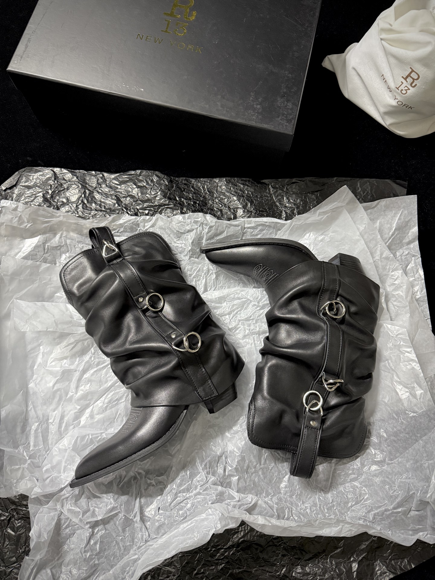 R13 Western Cowboy Boots