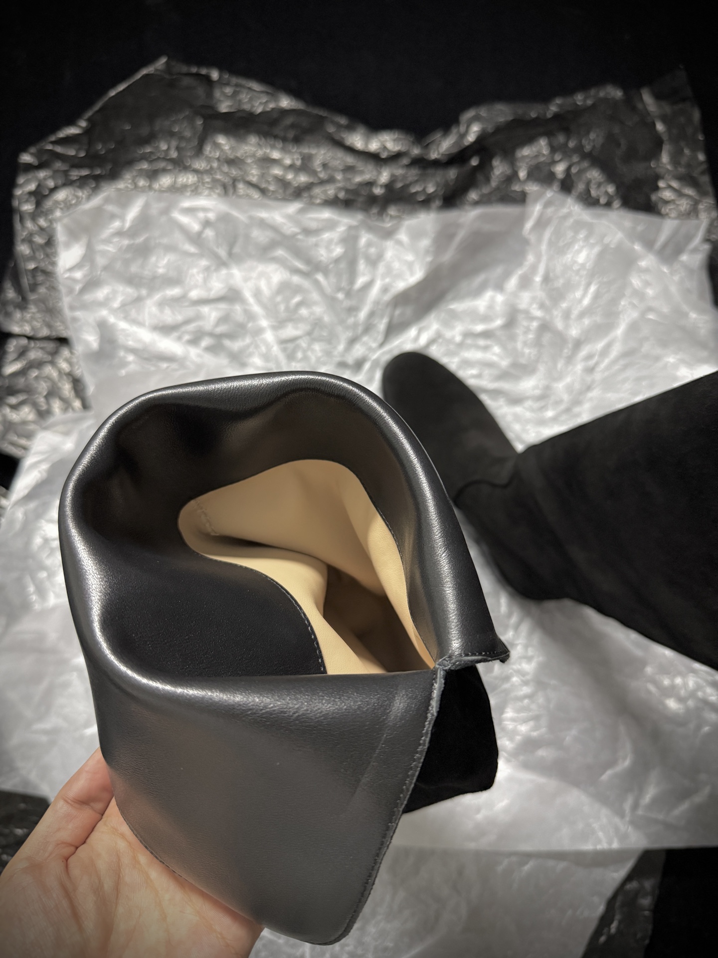 Gianvito Rossi Suede Over-the-Knee Boots