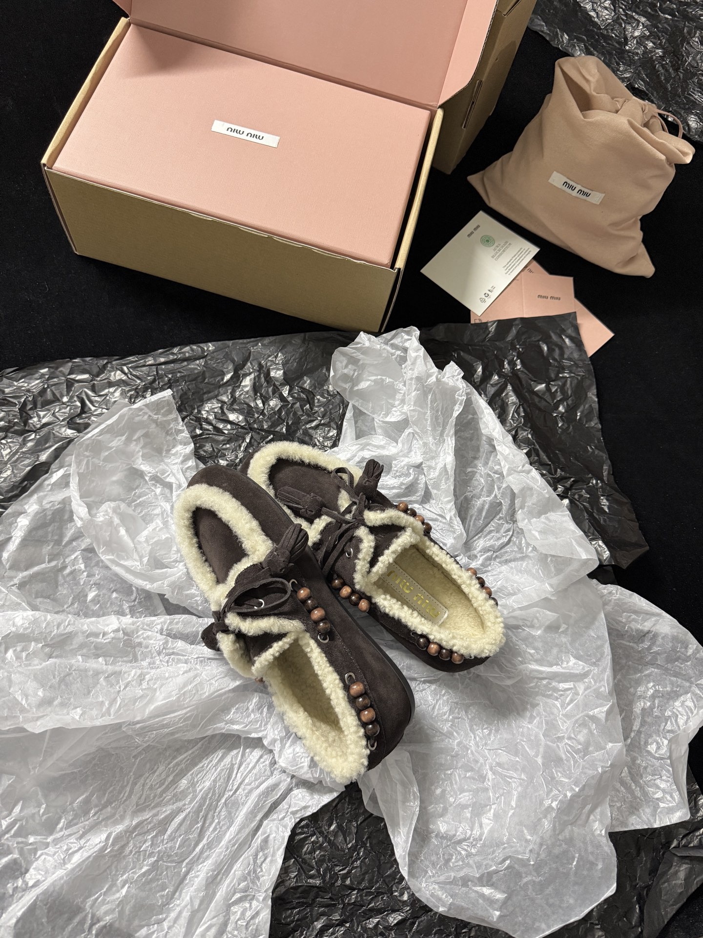 Miu Miu Wool Loafers