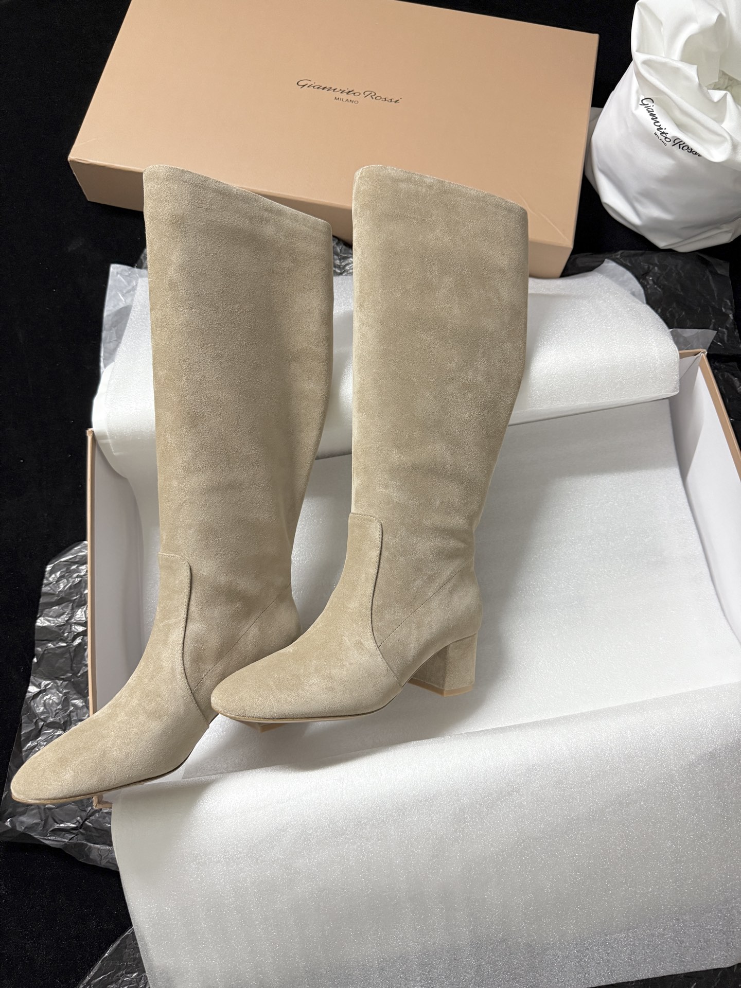Gianvito Rossi Suede Ankle Boots