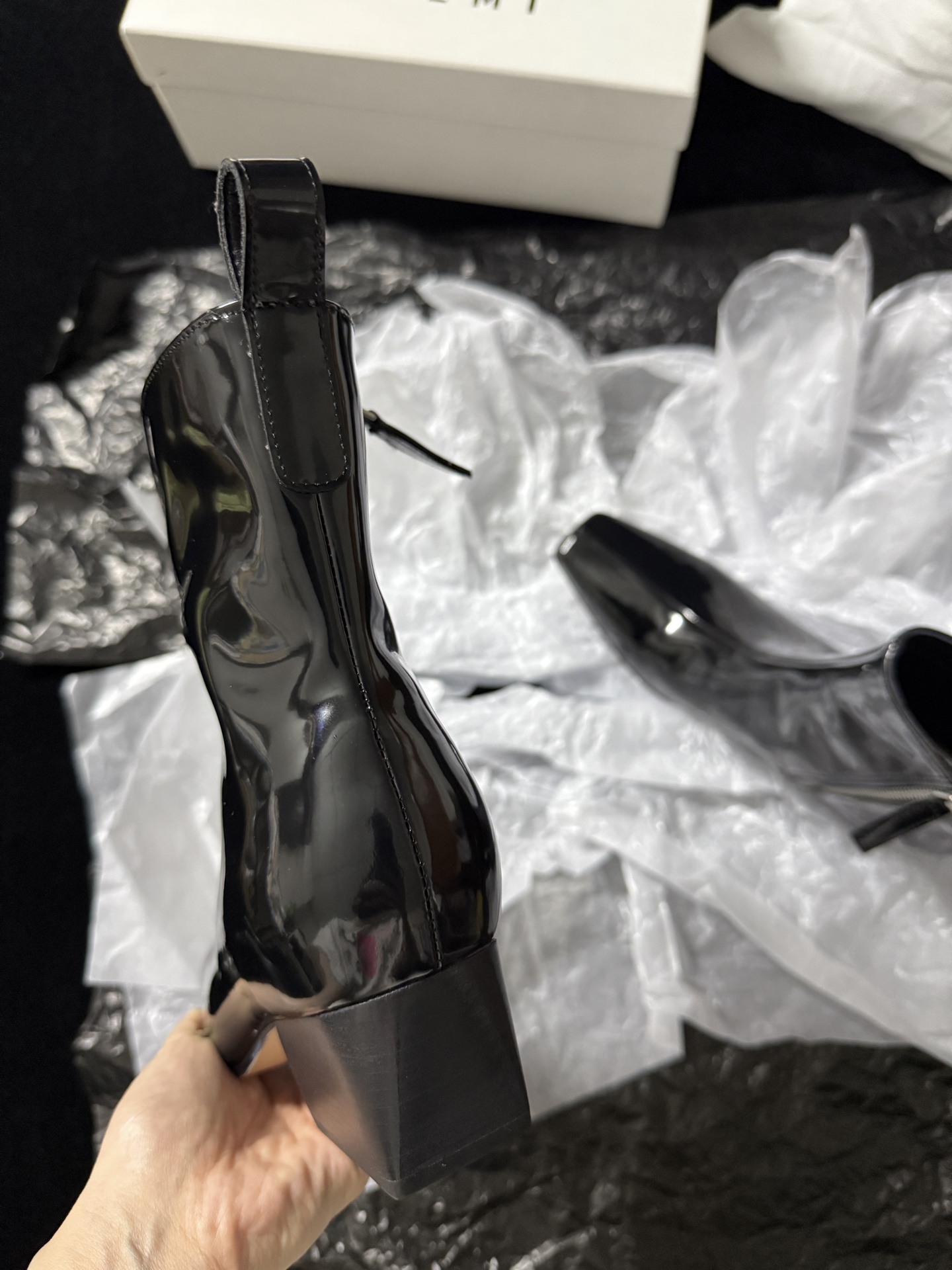 HIDEM Square-Toe Boots