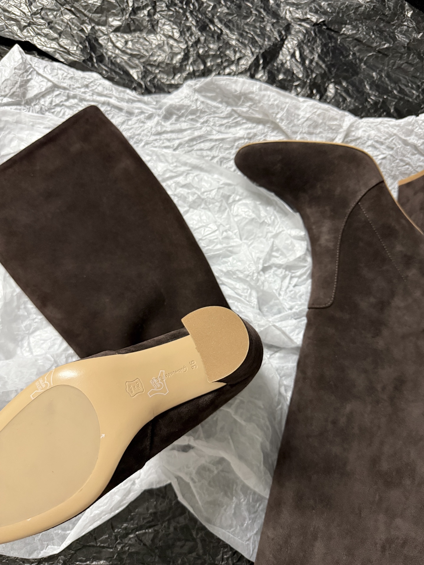 Gianvito Rossi Suede Ankle Boots