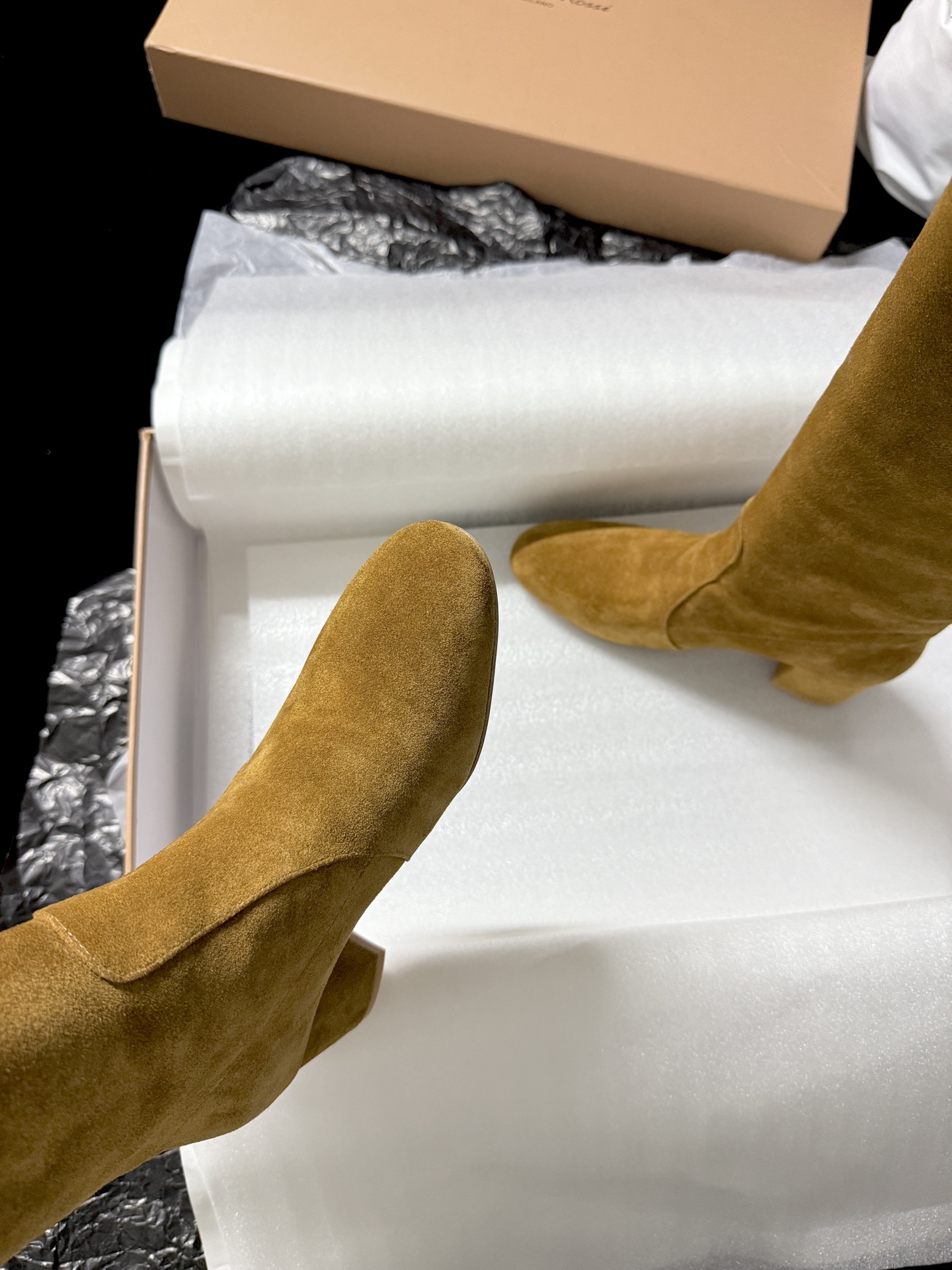 Gianvito Rossi Suede Ankle Boots