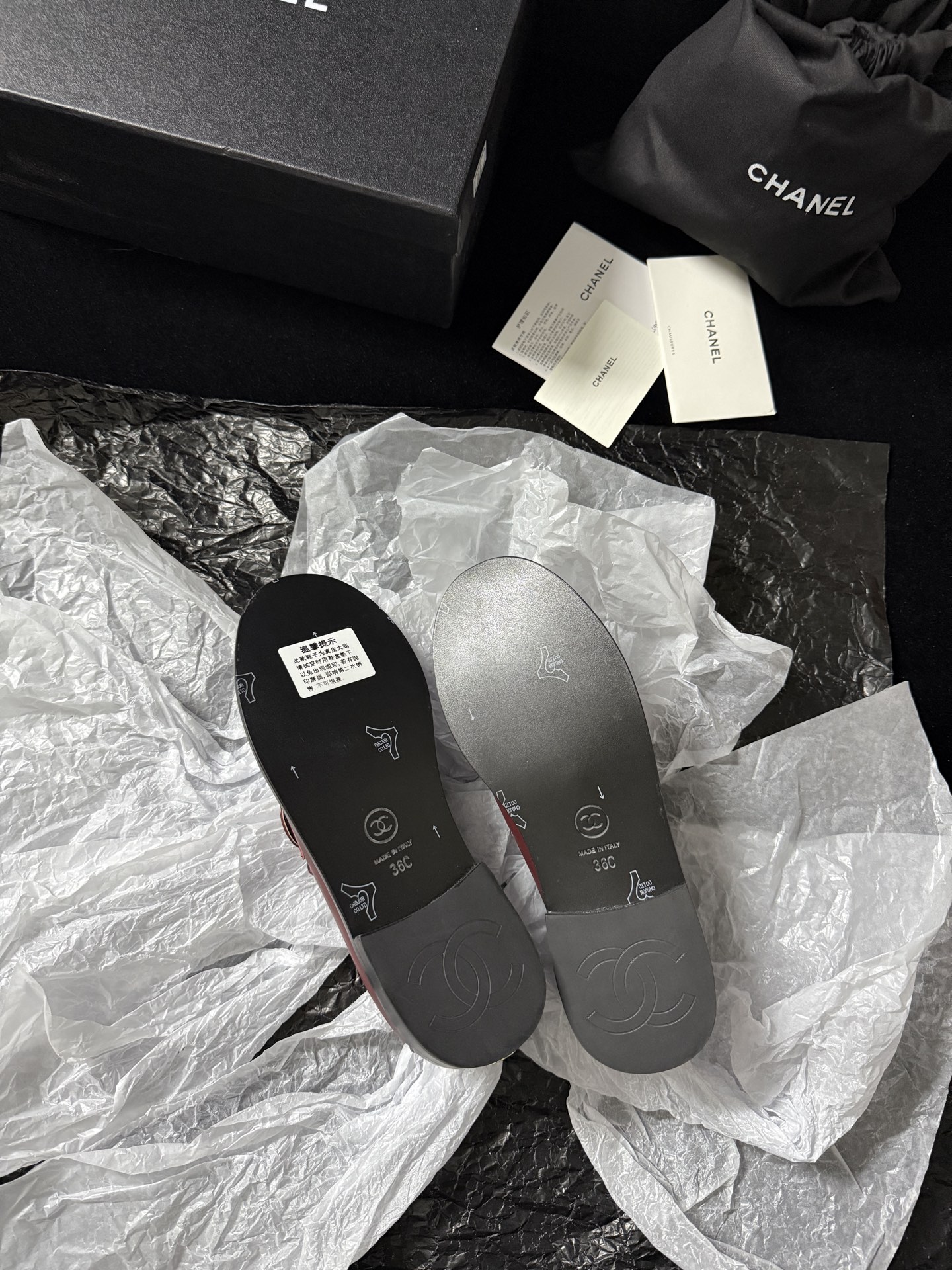 Chanel Glossy Loafers