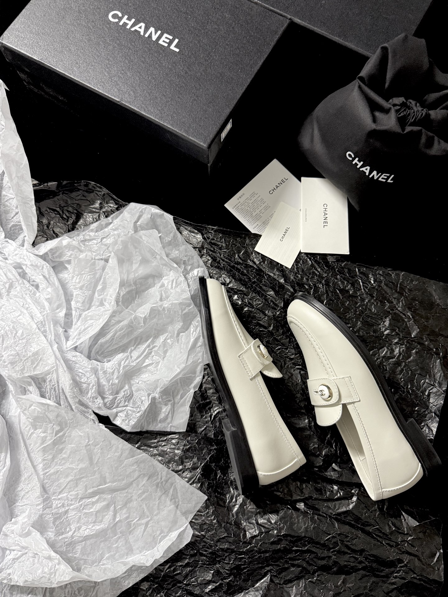 Chanel Glossy Loafers