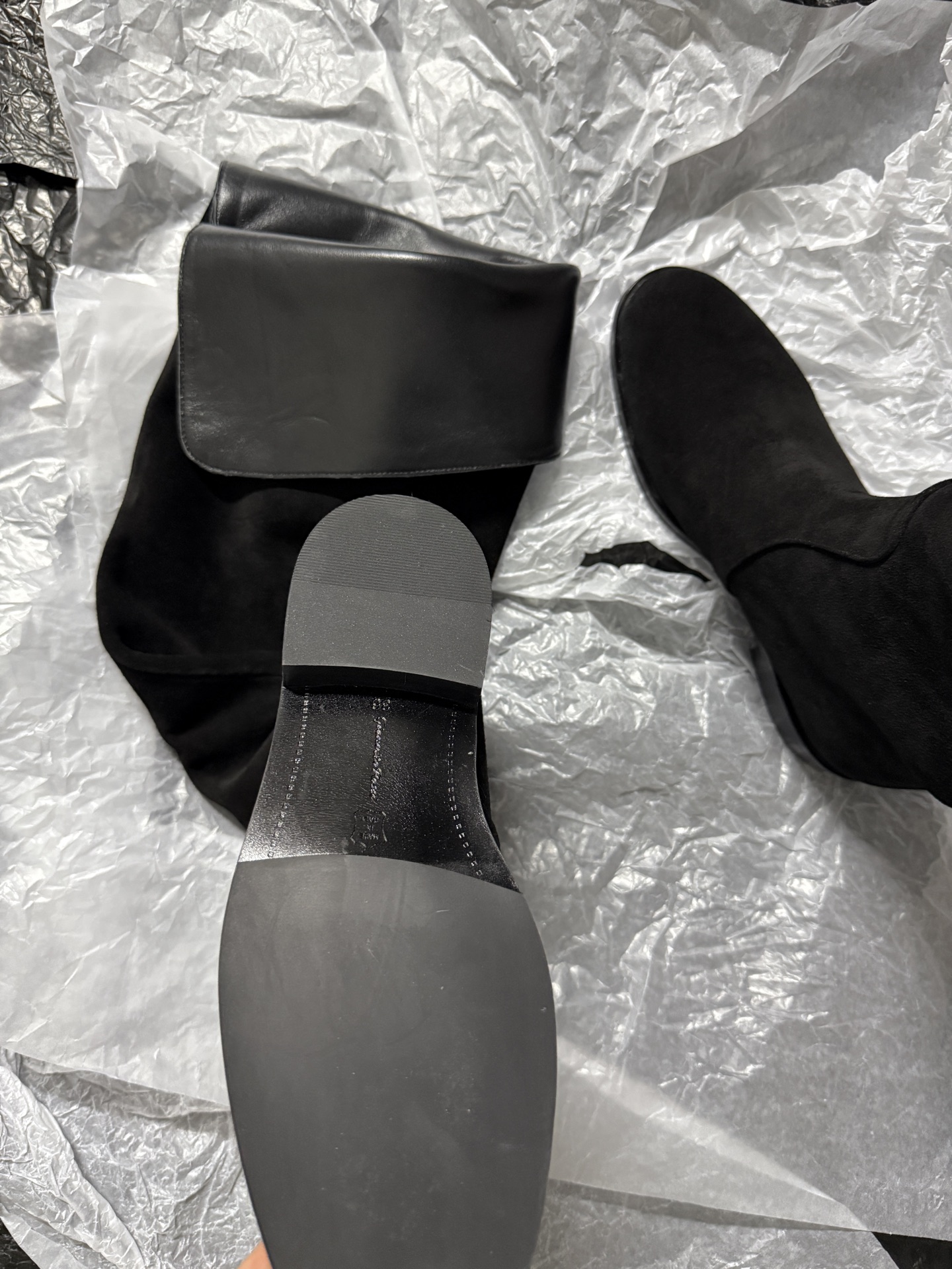 Gianvito Rossi Suede Over-the-Knee Boots