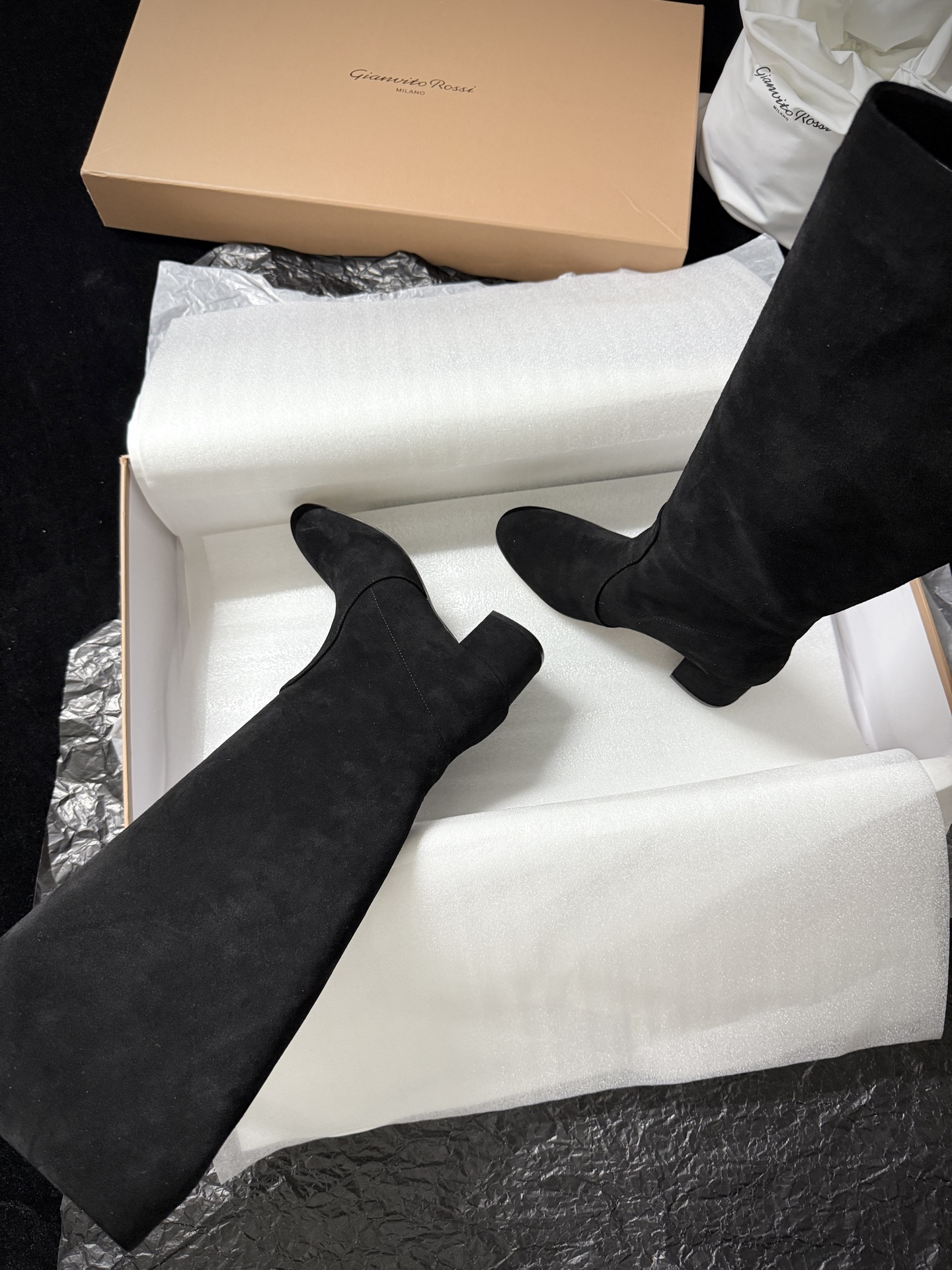 Gianvito Rossi Suede Ankle Boots