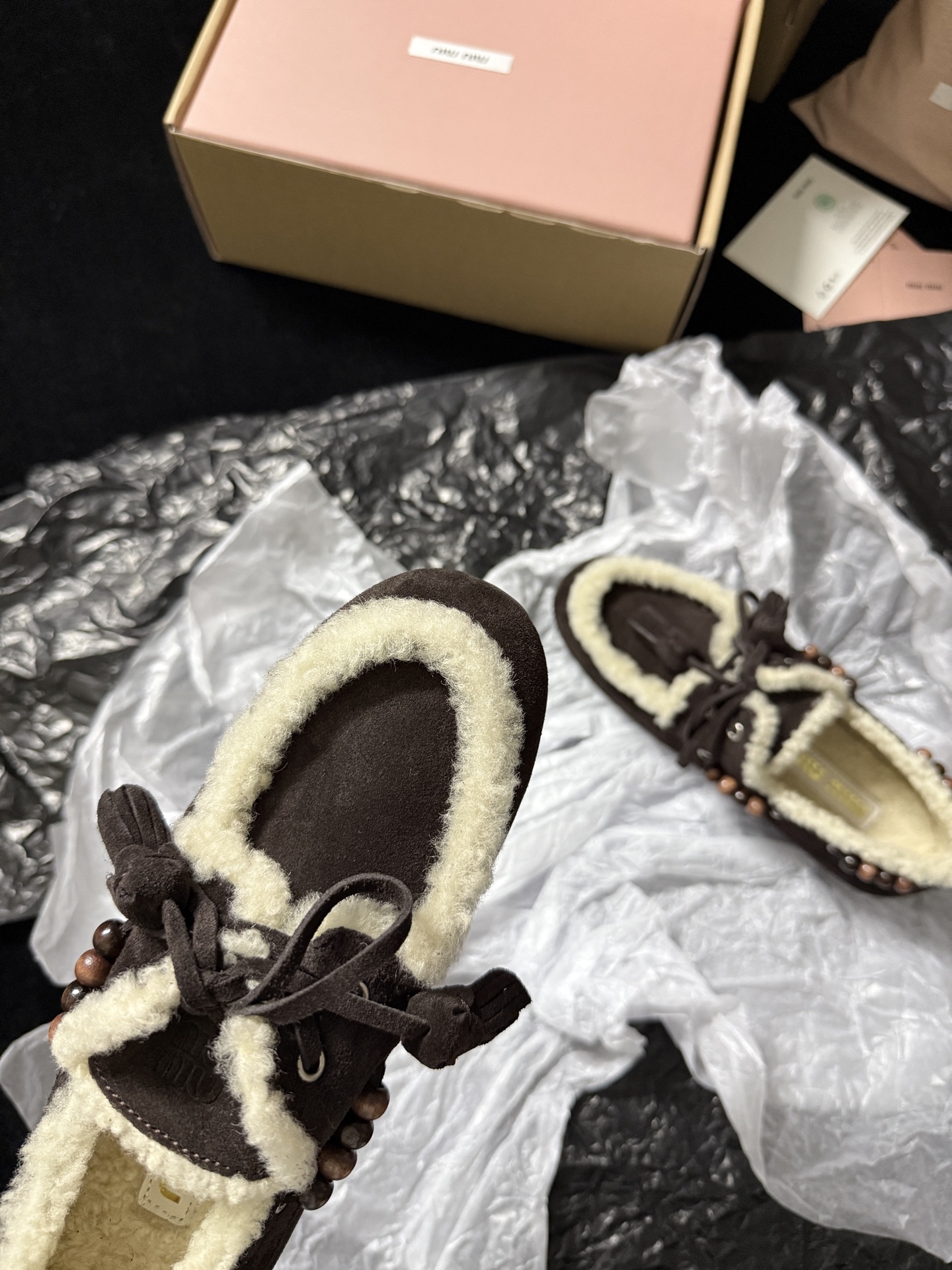 Miu Miu Wool Loafers