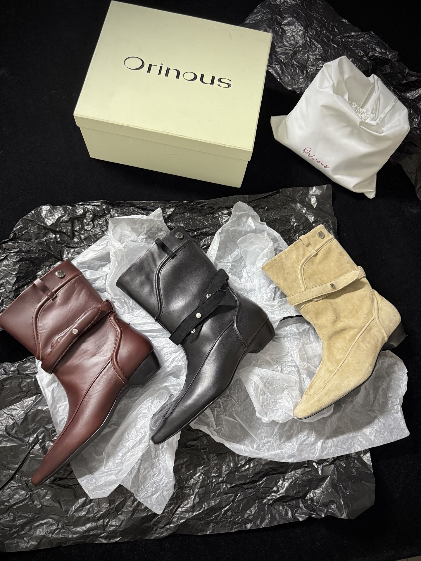 Orinous Chic Ankle Boots