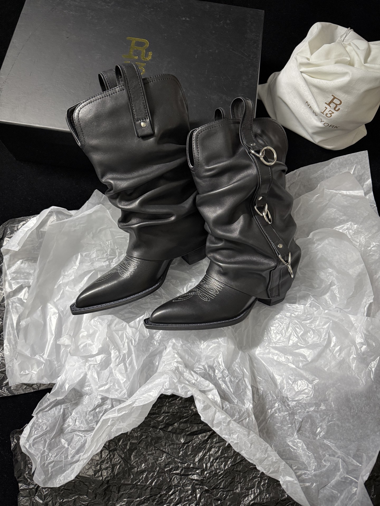 R13 Western Cowboy Boots