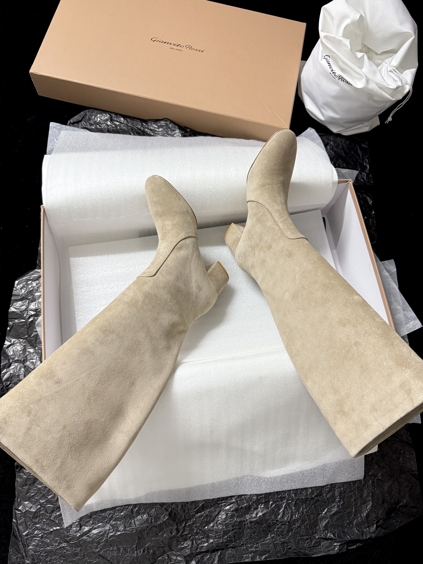 Gianvito Rossi Suede Ankle Boots