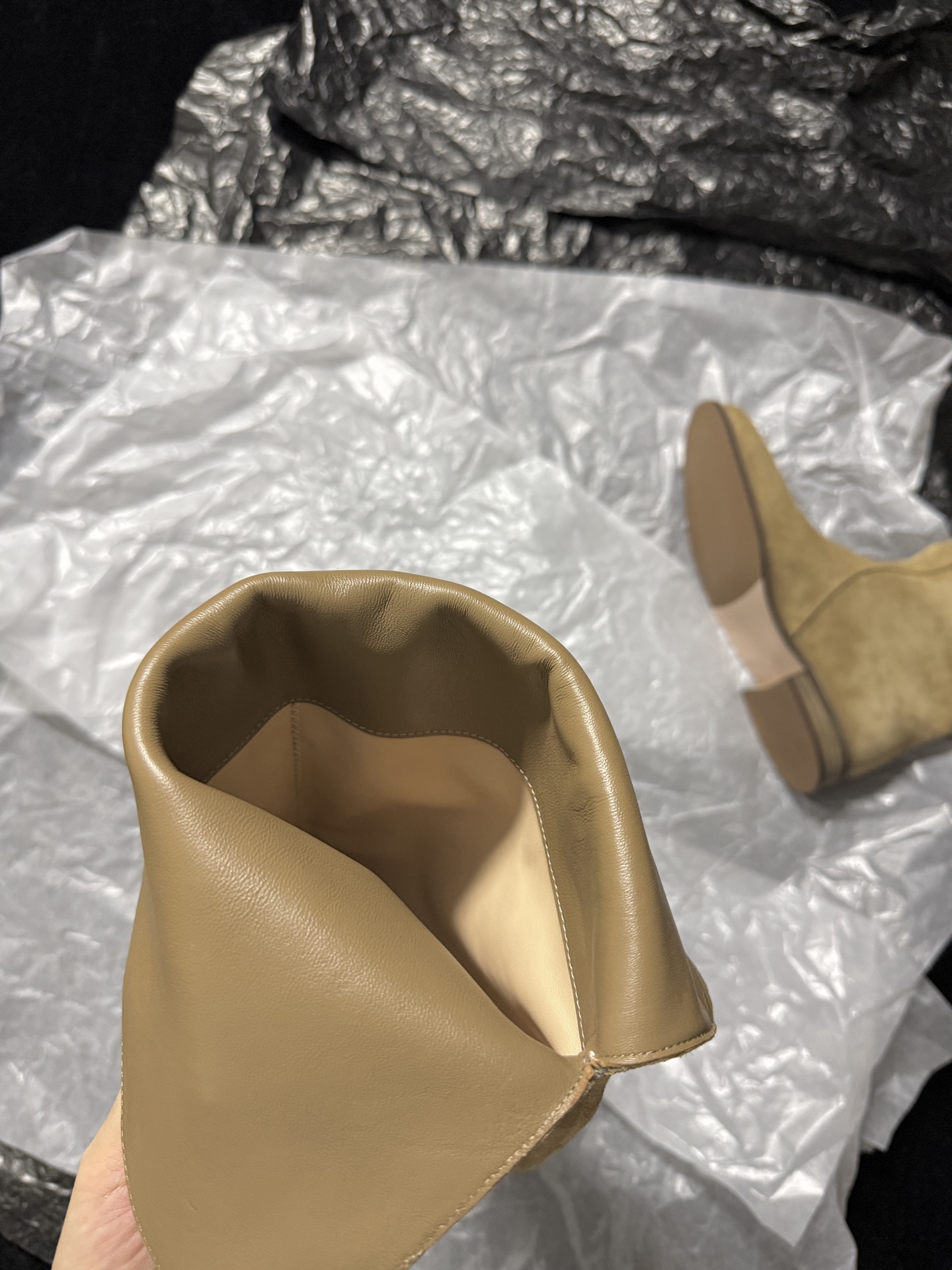 Gianvito Rossi Suede Over-the-Knee Boots