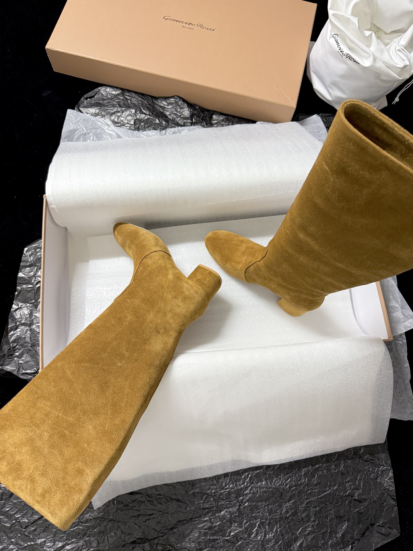 Gianvito Rossi Suede Ankle Boots