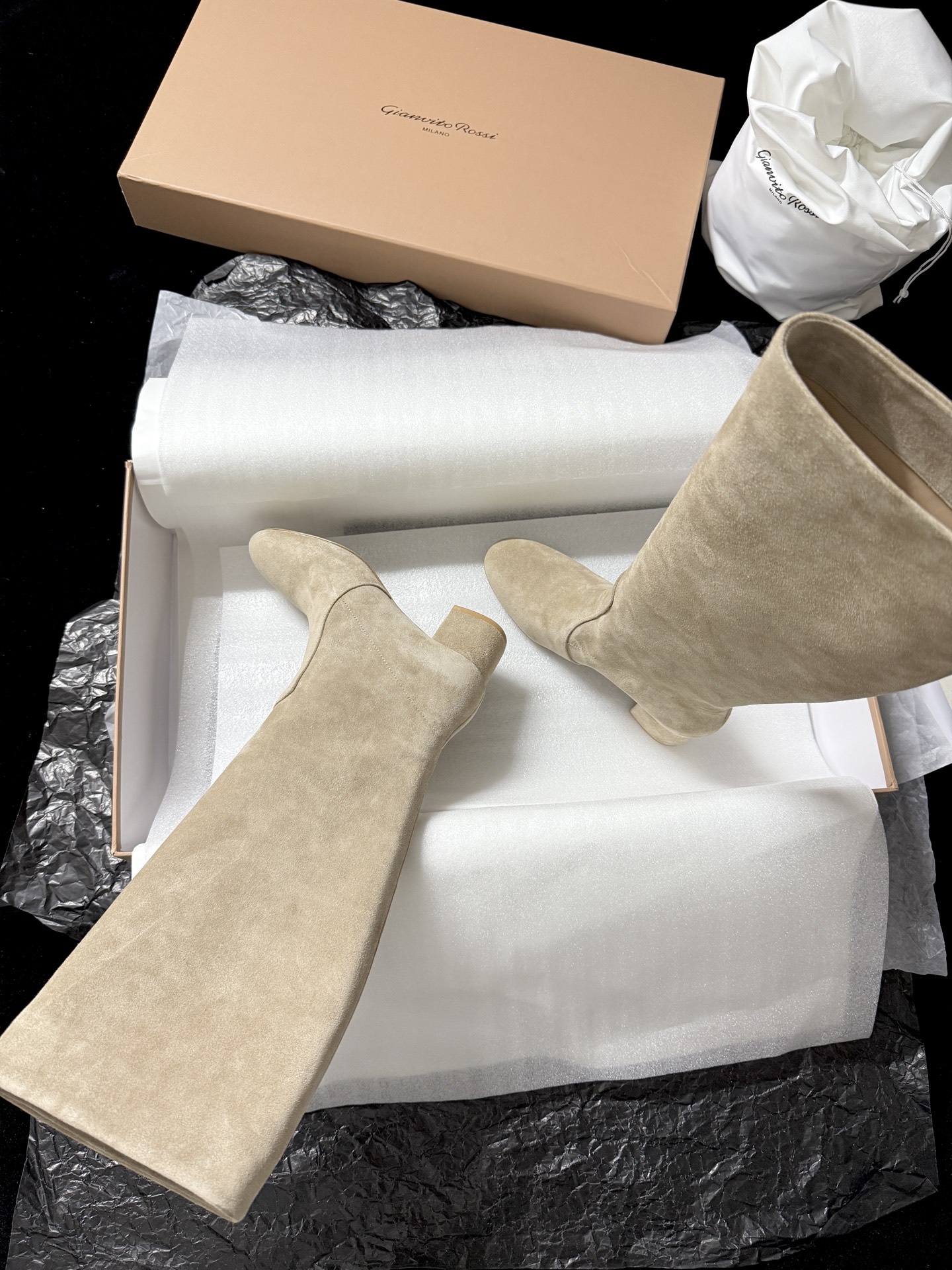 Gianvito Rossi Suede Ankle Boots