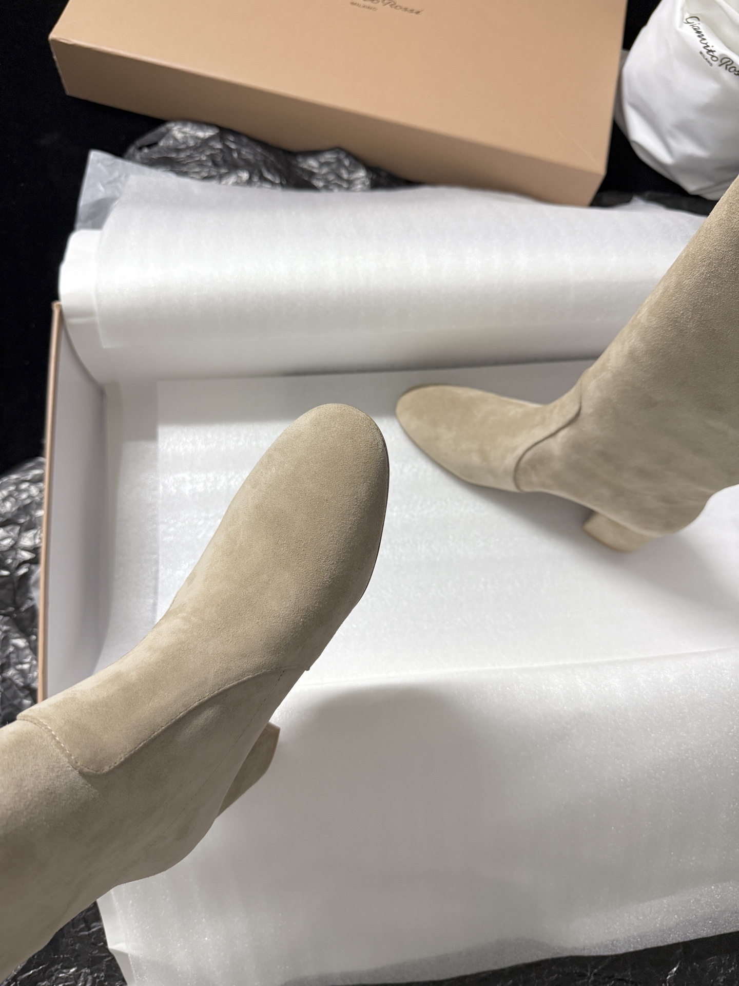 Gianvito Rossi Suede Ankle Boots