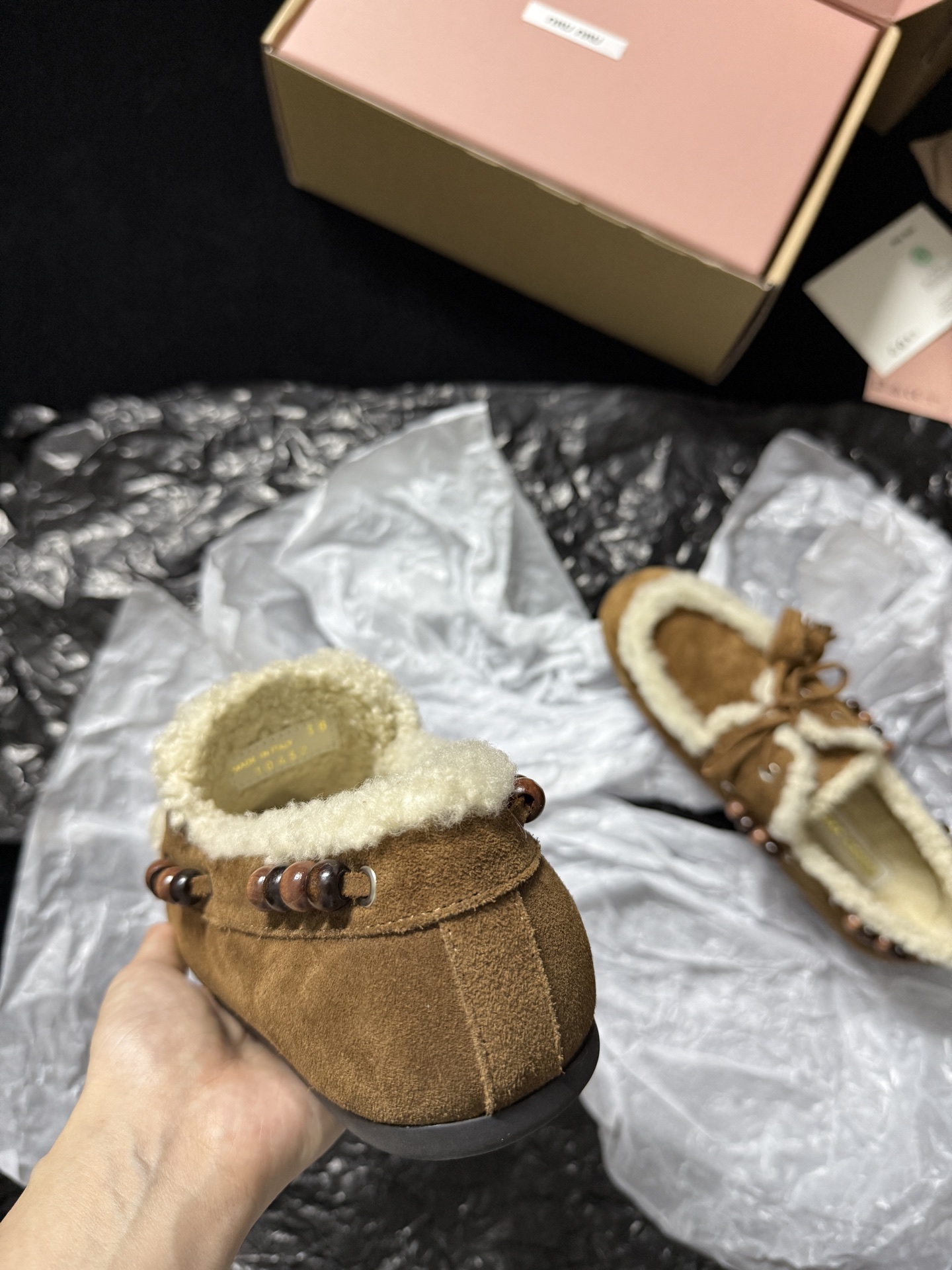 Miu Miu Wool Loafers