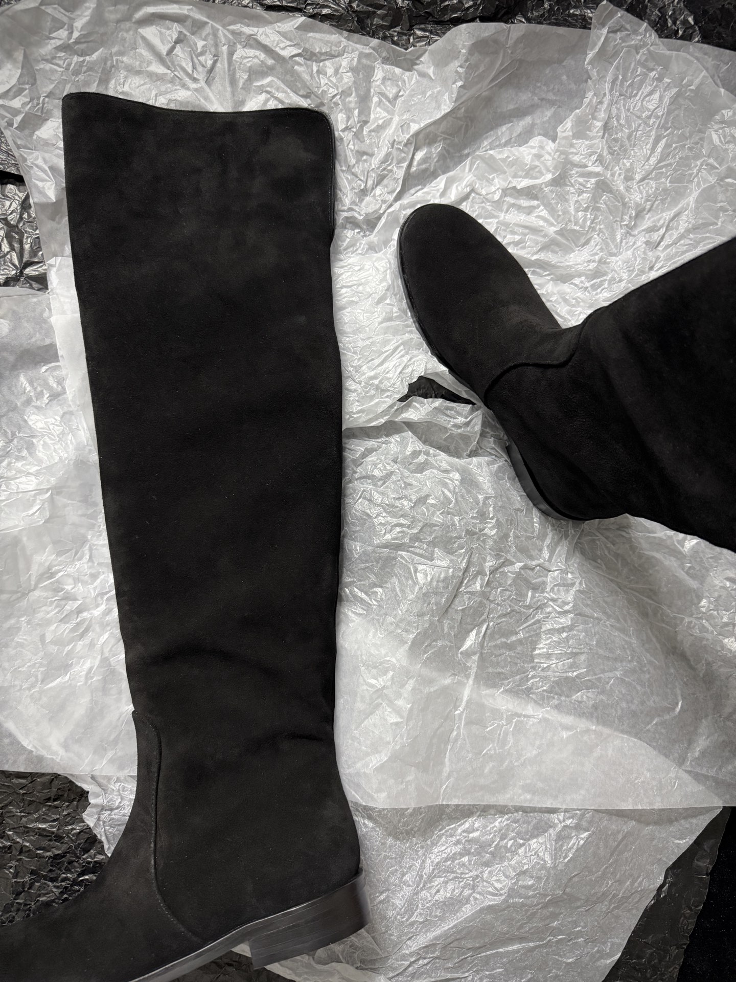 Gianvito Rossi Suede Over-the-Knee Boots