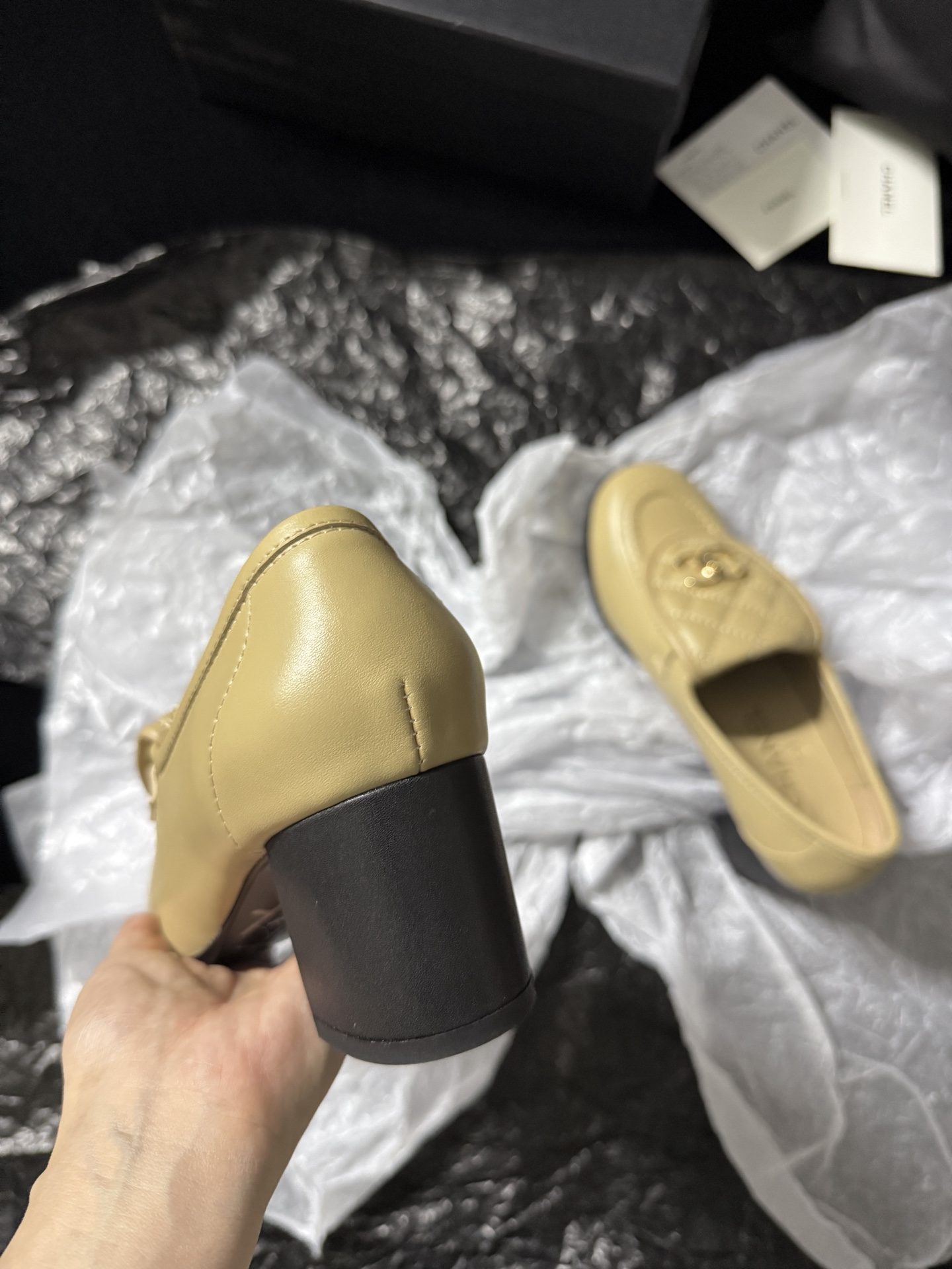 Chanel Quilted Loafers