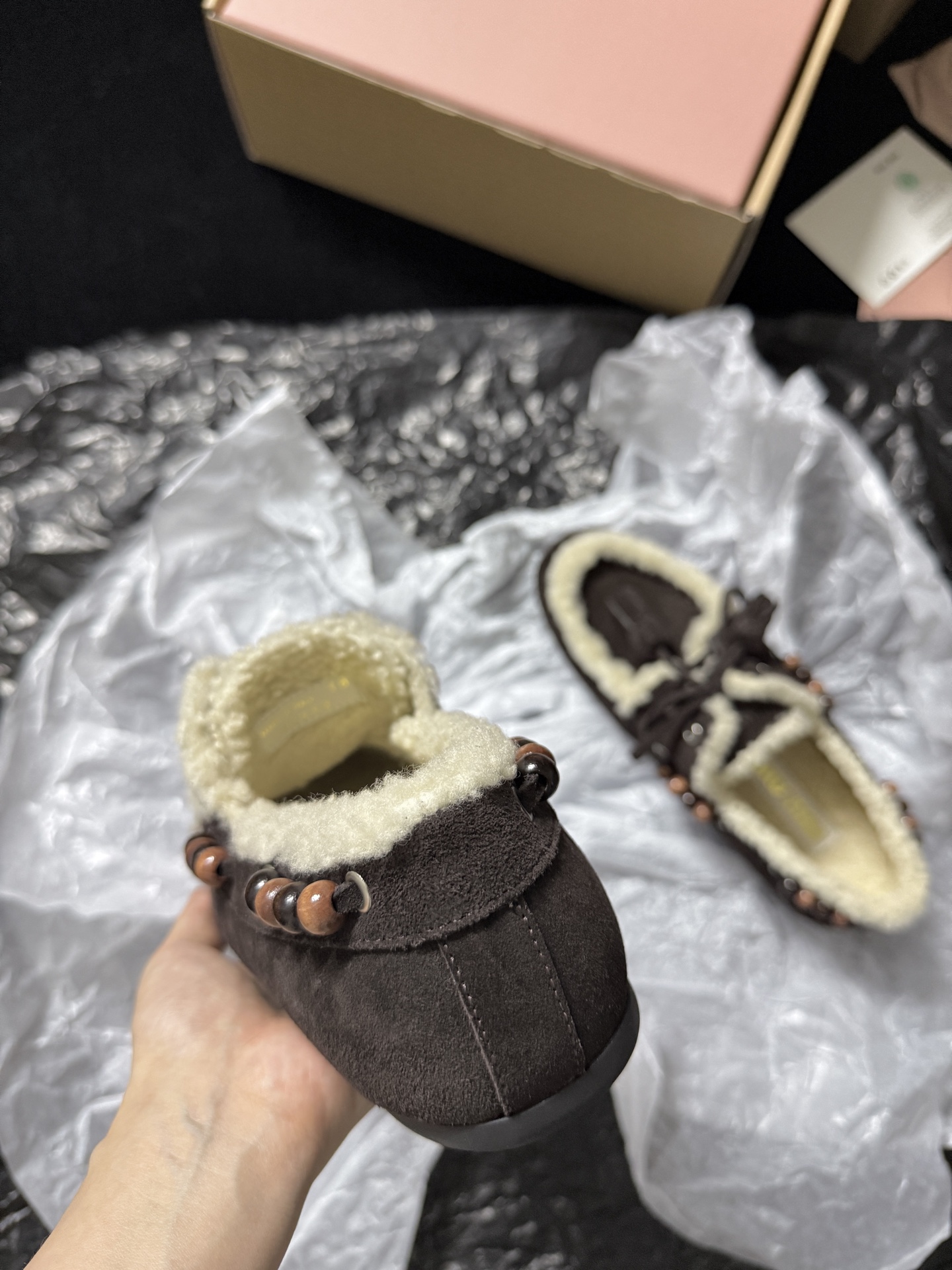 Miu Miu Wool Loafers