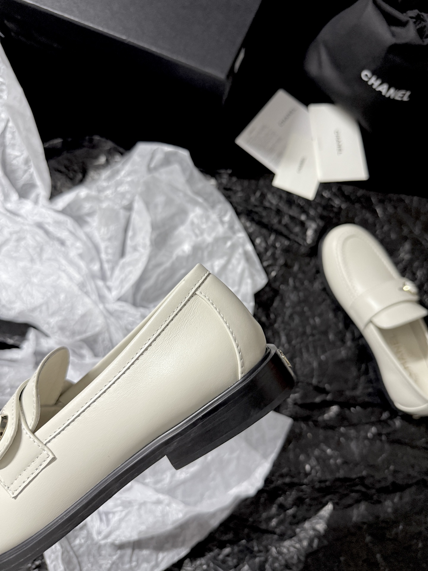 Chanel Glossy Loafers