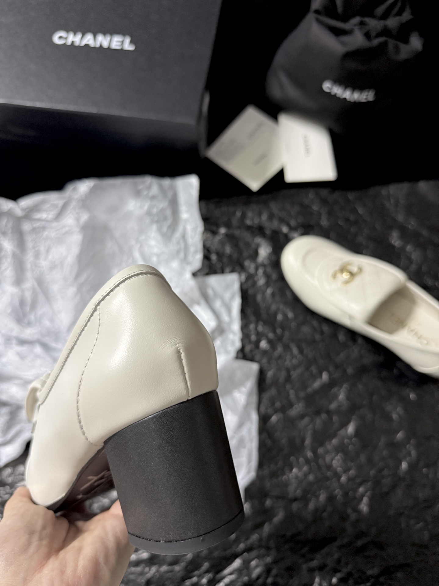 Chanel Quilted Loafers