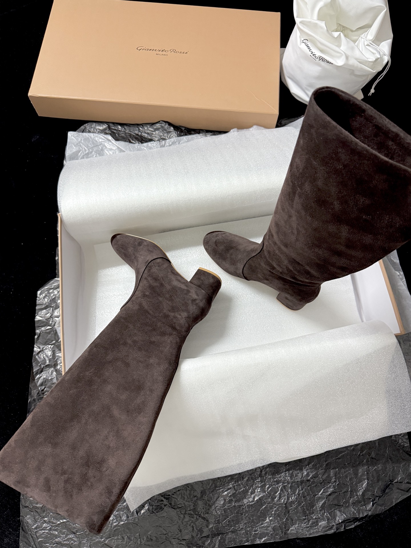 Gianvito Rossi Suede Ankle Boots