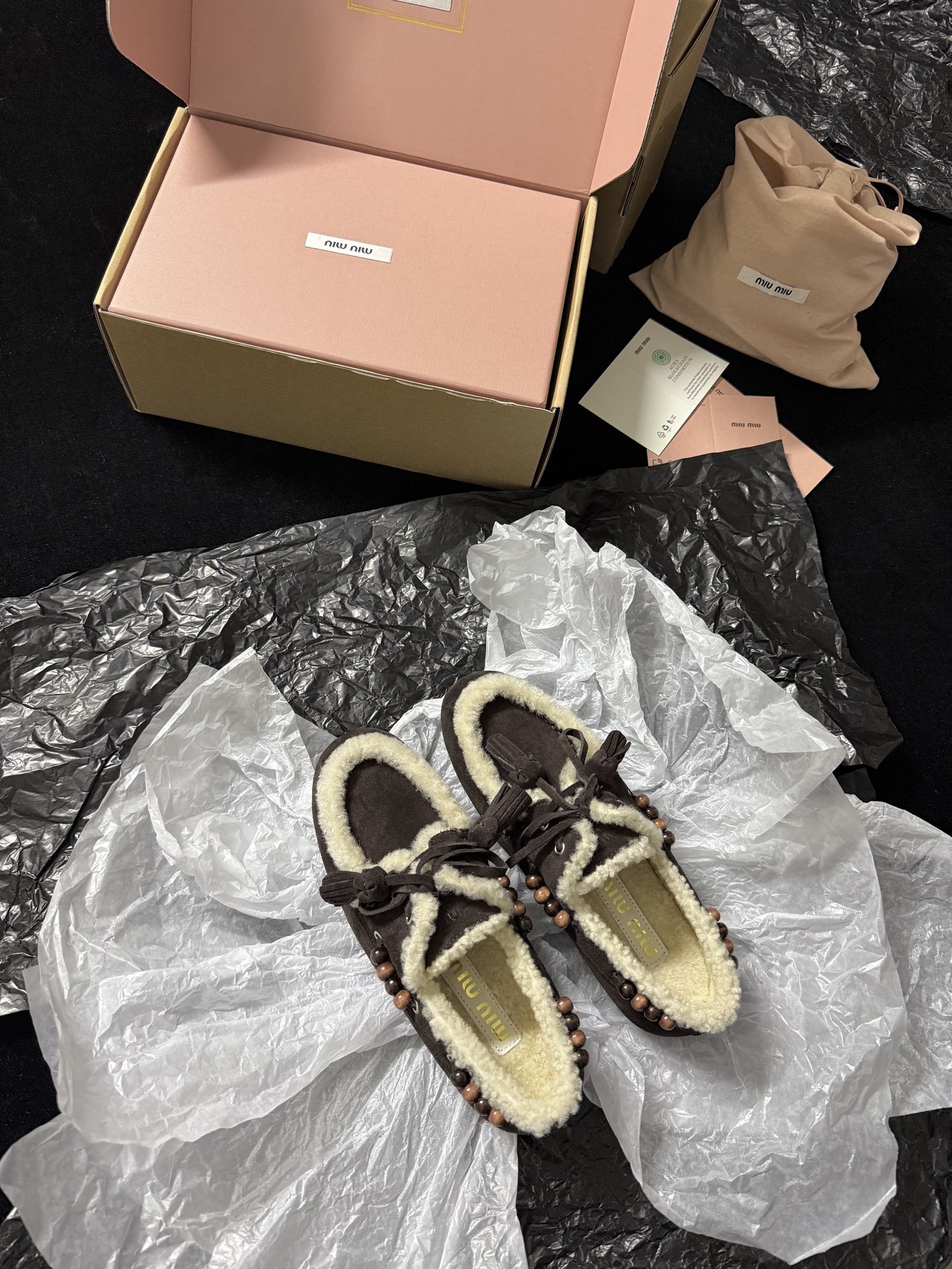 Miu Miu Wool Loafers