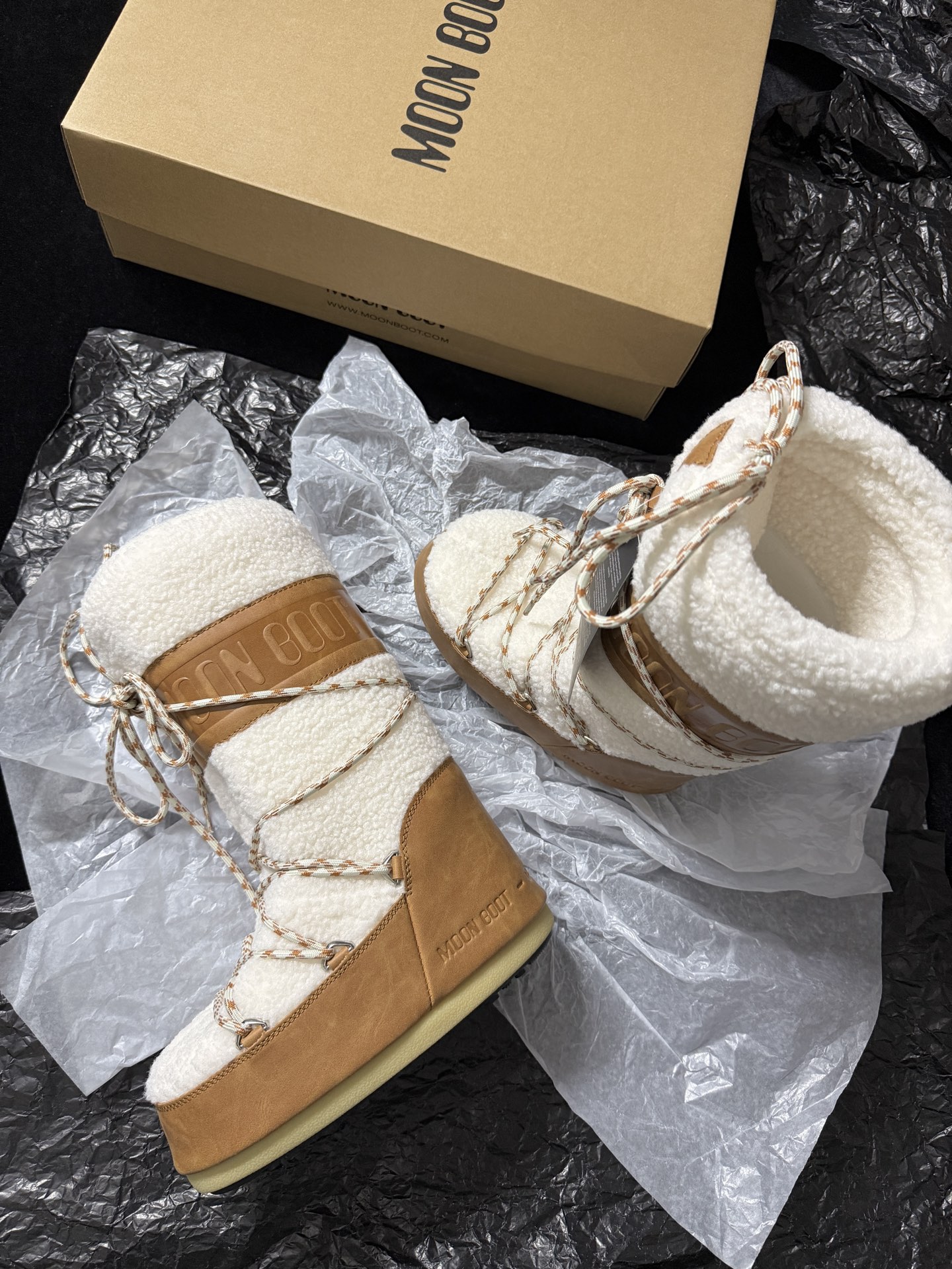 Moon Boot Strap knee-high boots