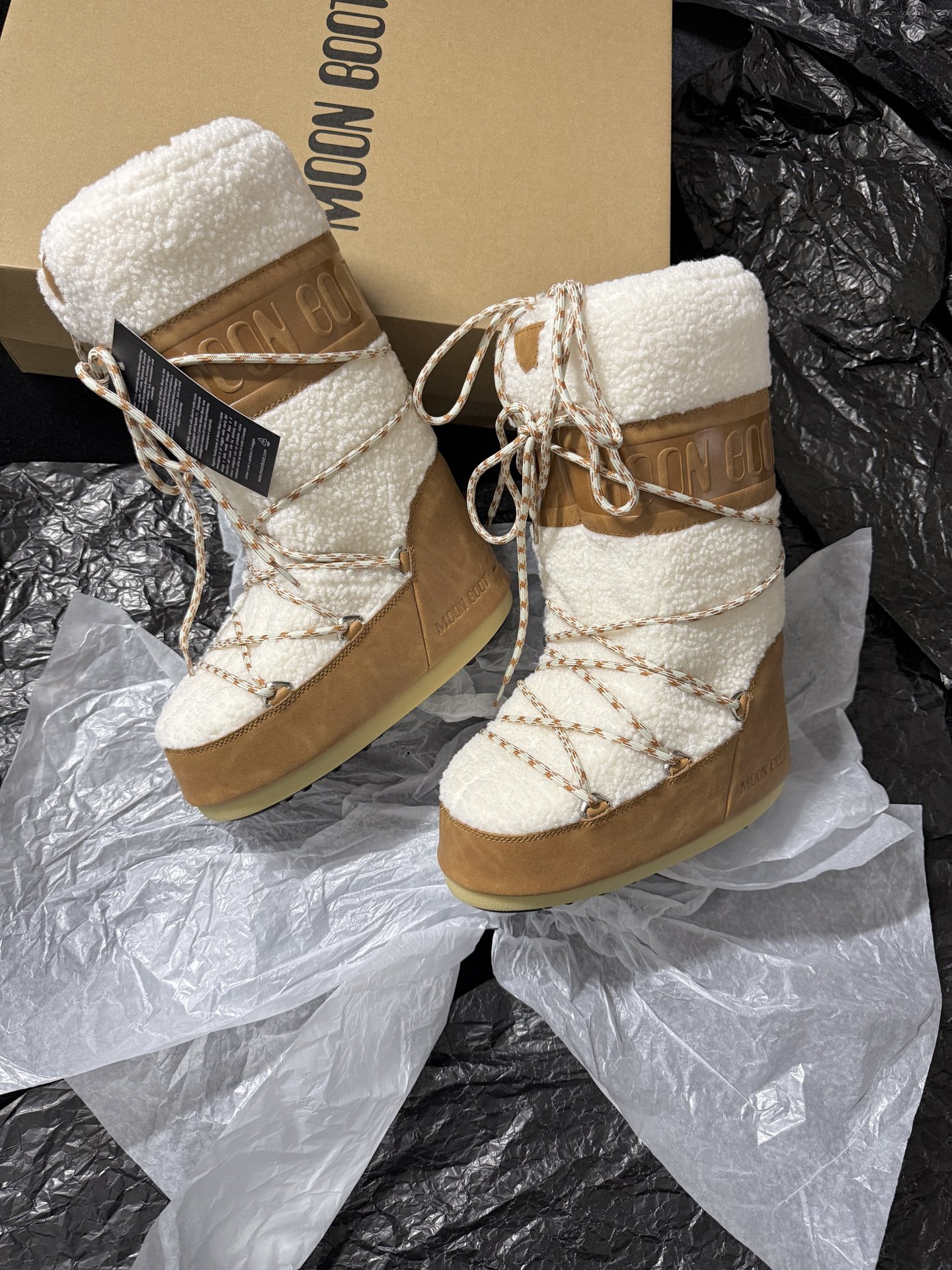 Moon Boot Strap knee-high boots