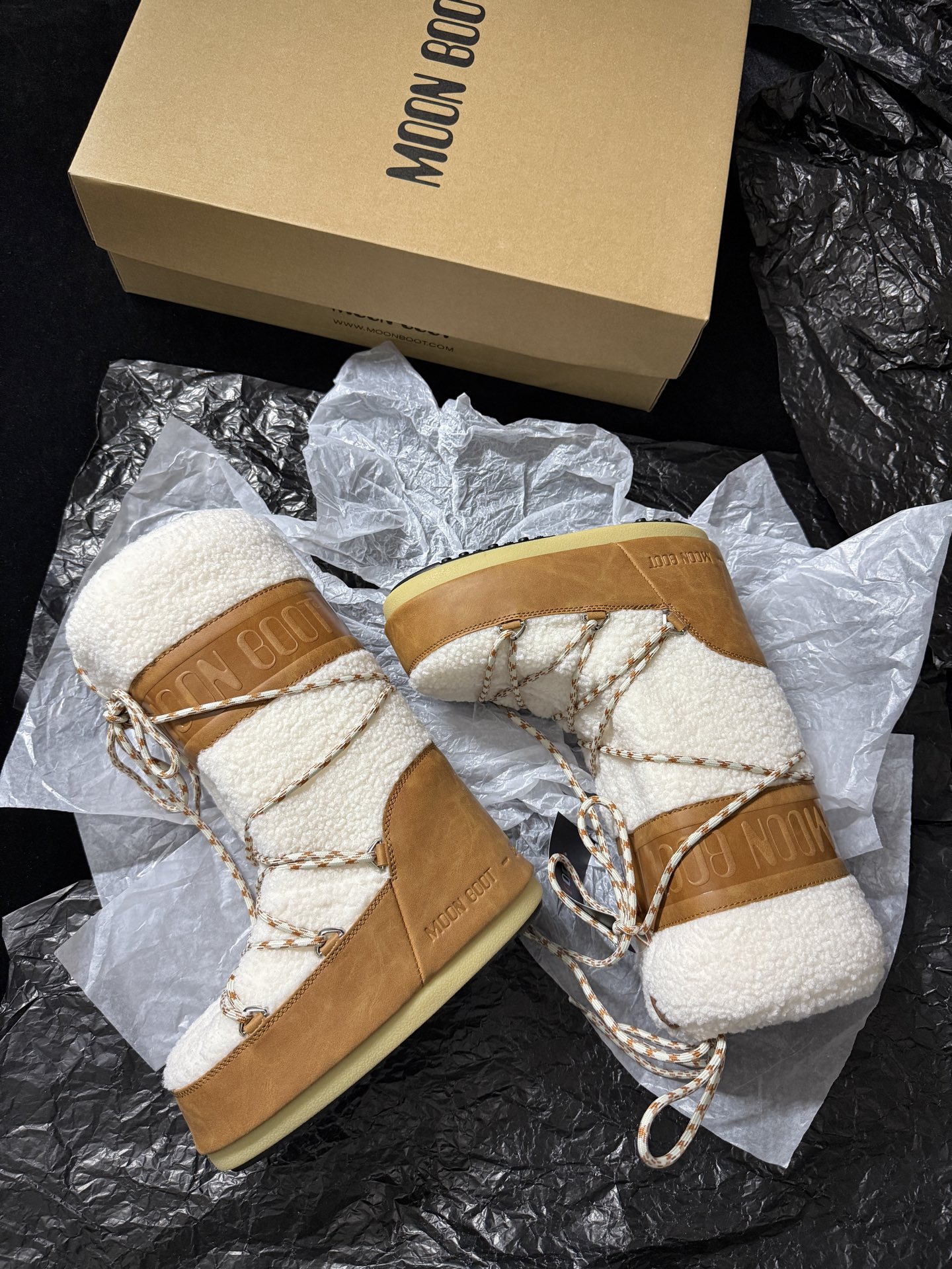 Moon Boot Strap knee-high boots