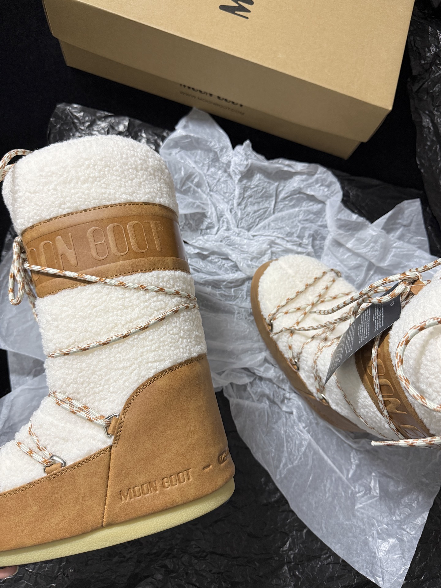 Moon Boot Strap knee-high boots