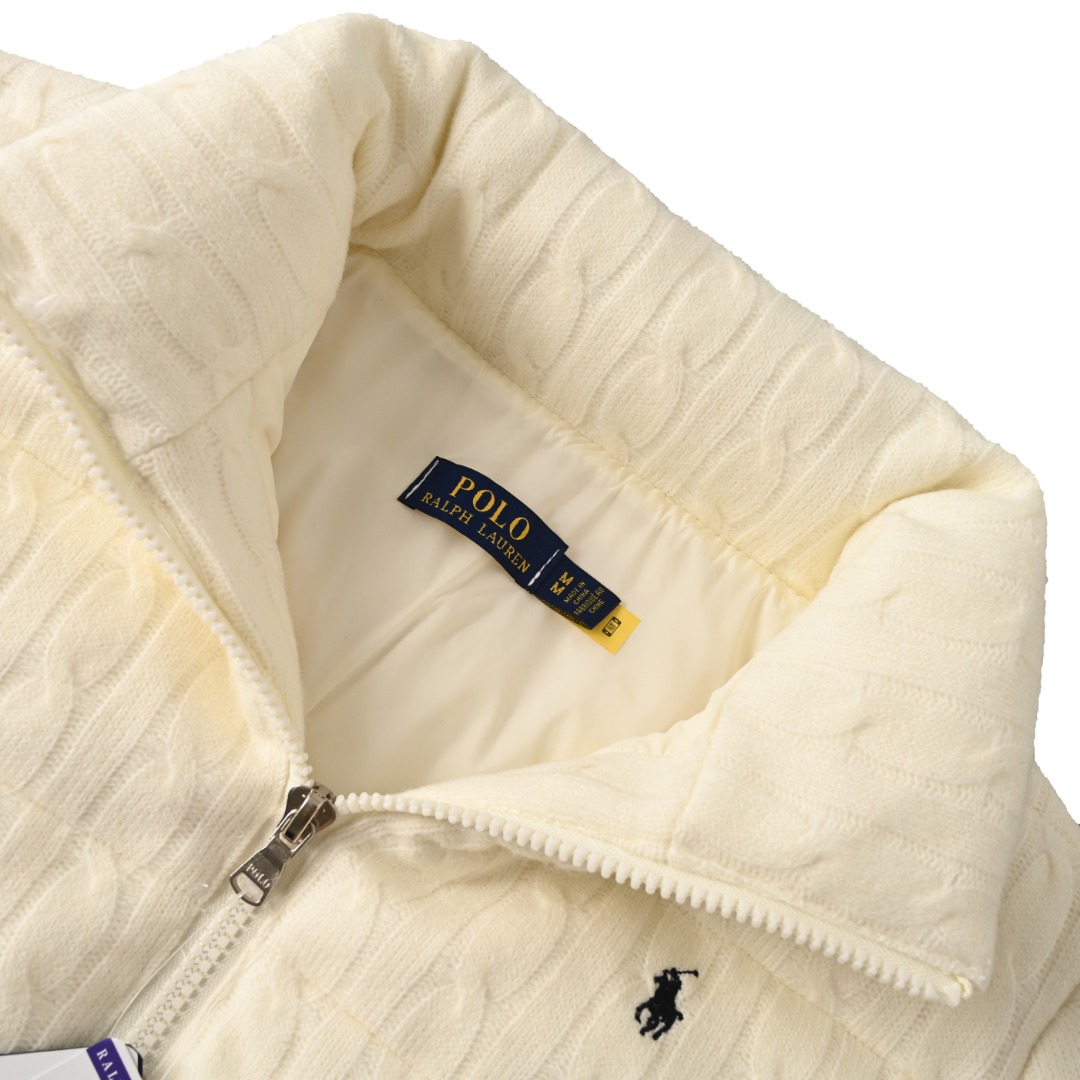 Ralph Lauren Wool Knit Puffer Jacket