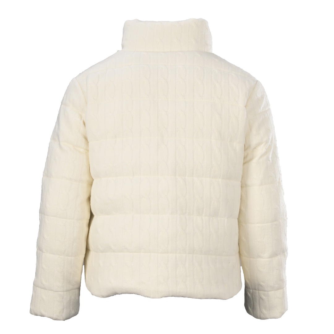 Ralph Lauren Wool Knit Puffer Jacket