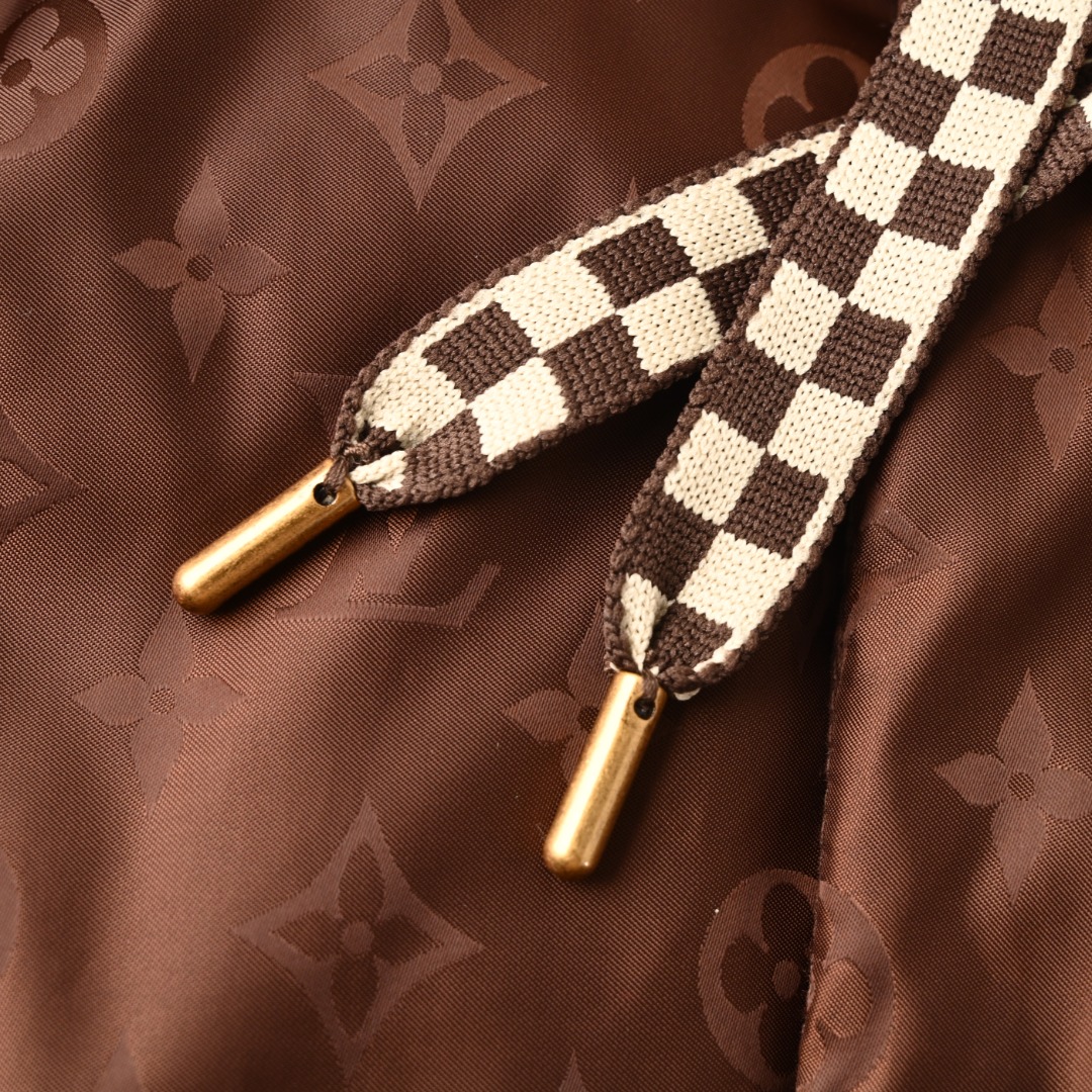 Louis Vuitton Ski Series Fully Printed Monogram Lamb Fleece Down Jacket